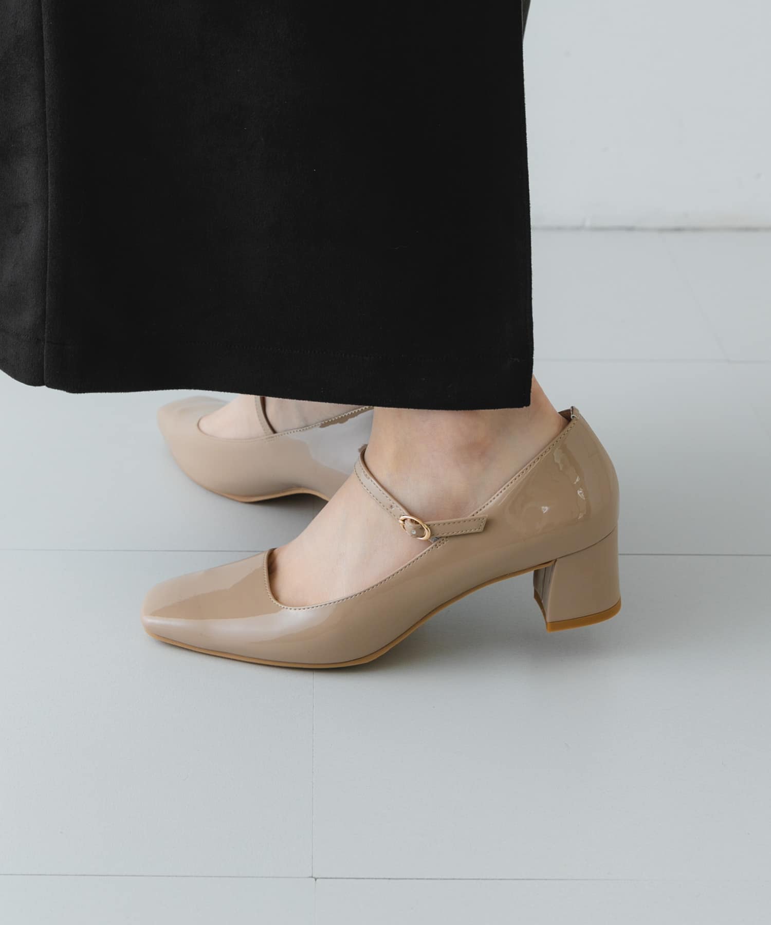 『MADE IN JAPAN』 4.5センチメリージェーンパンプス MOCHA 36