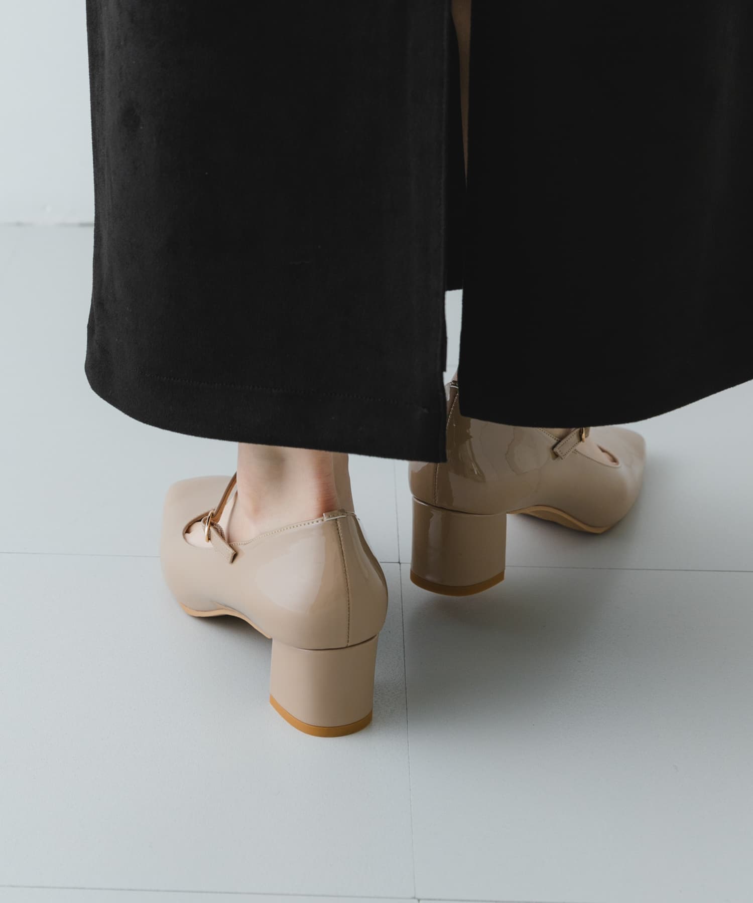 『MADE IN JAPAN』 4.5センチメリージェーンパンプス MOCHA 36