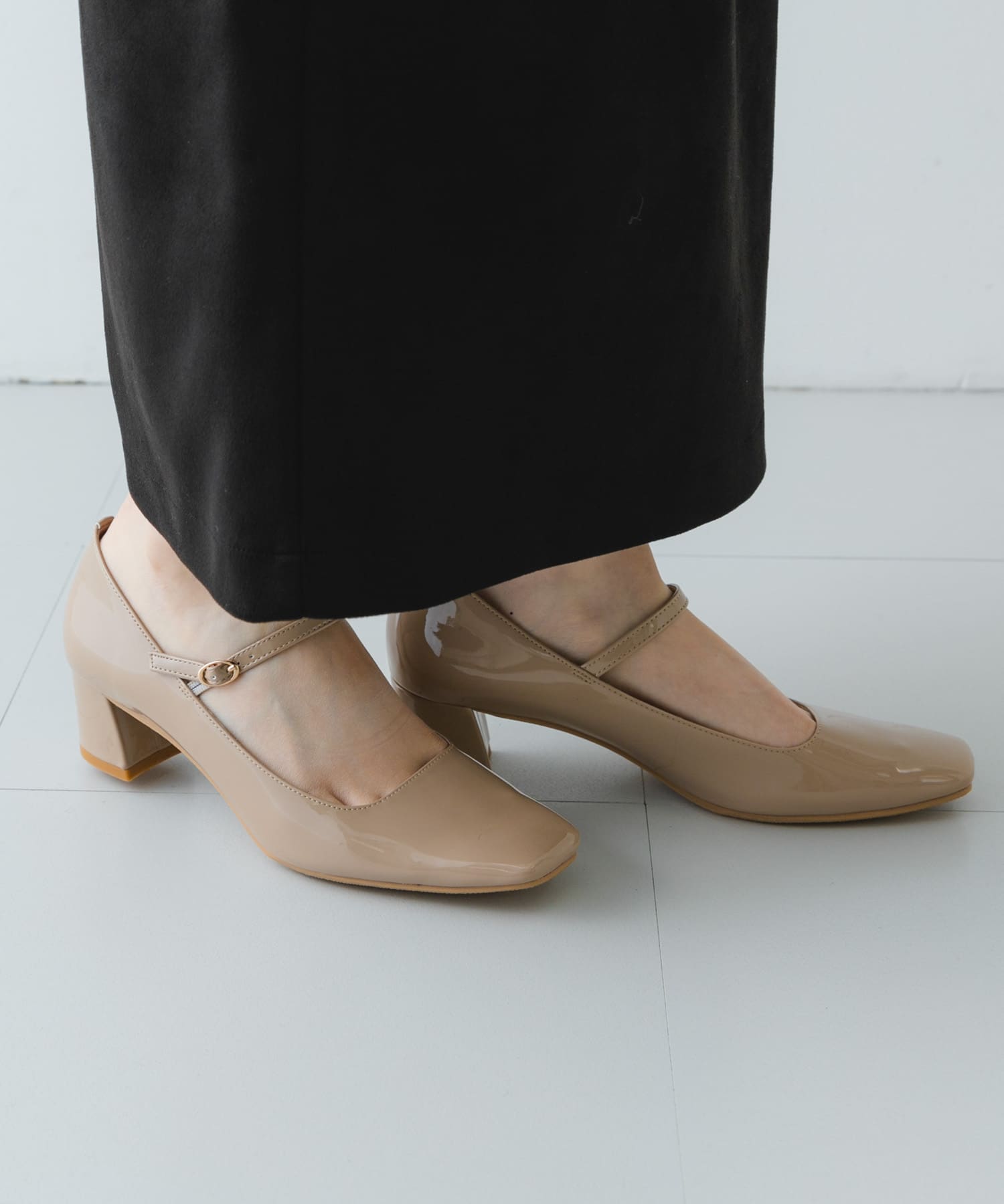 『MADE IN JAPAN』 4.5センチメリージェーンパンプス MOCHA 36