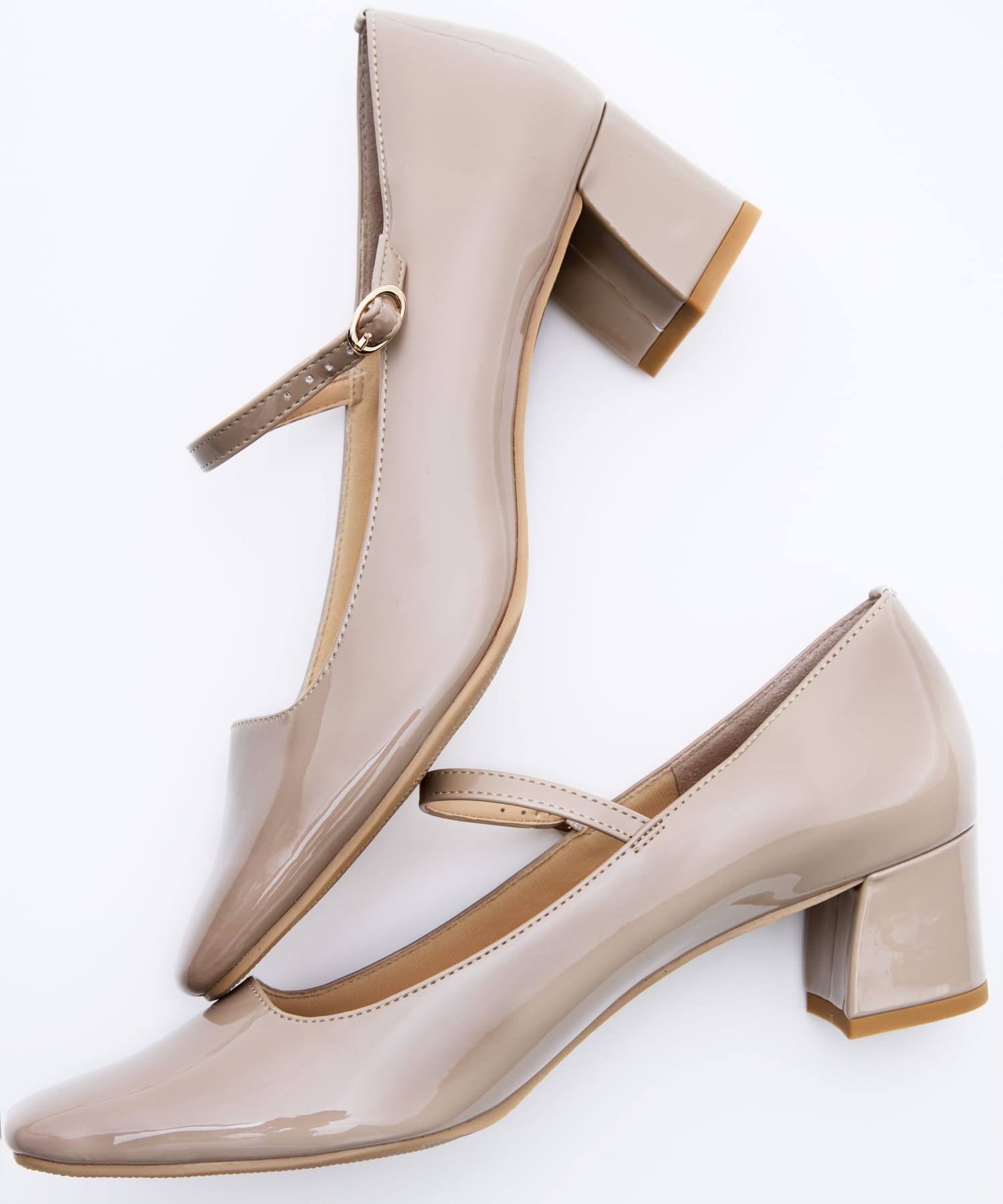 『MADE IN JAPAN』 4.5センチメリージェーンパンプス MOCHA 36