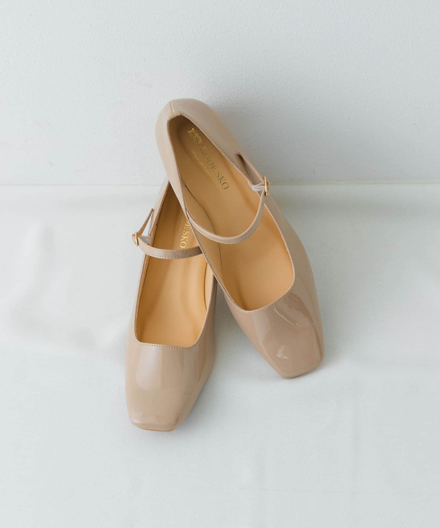 『MADE IN JAPAN』 4.5センチメリージェーンパンプス MOCHA 37