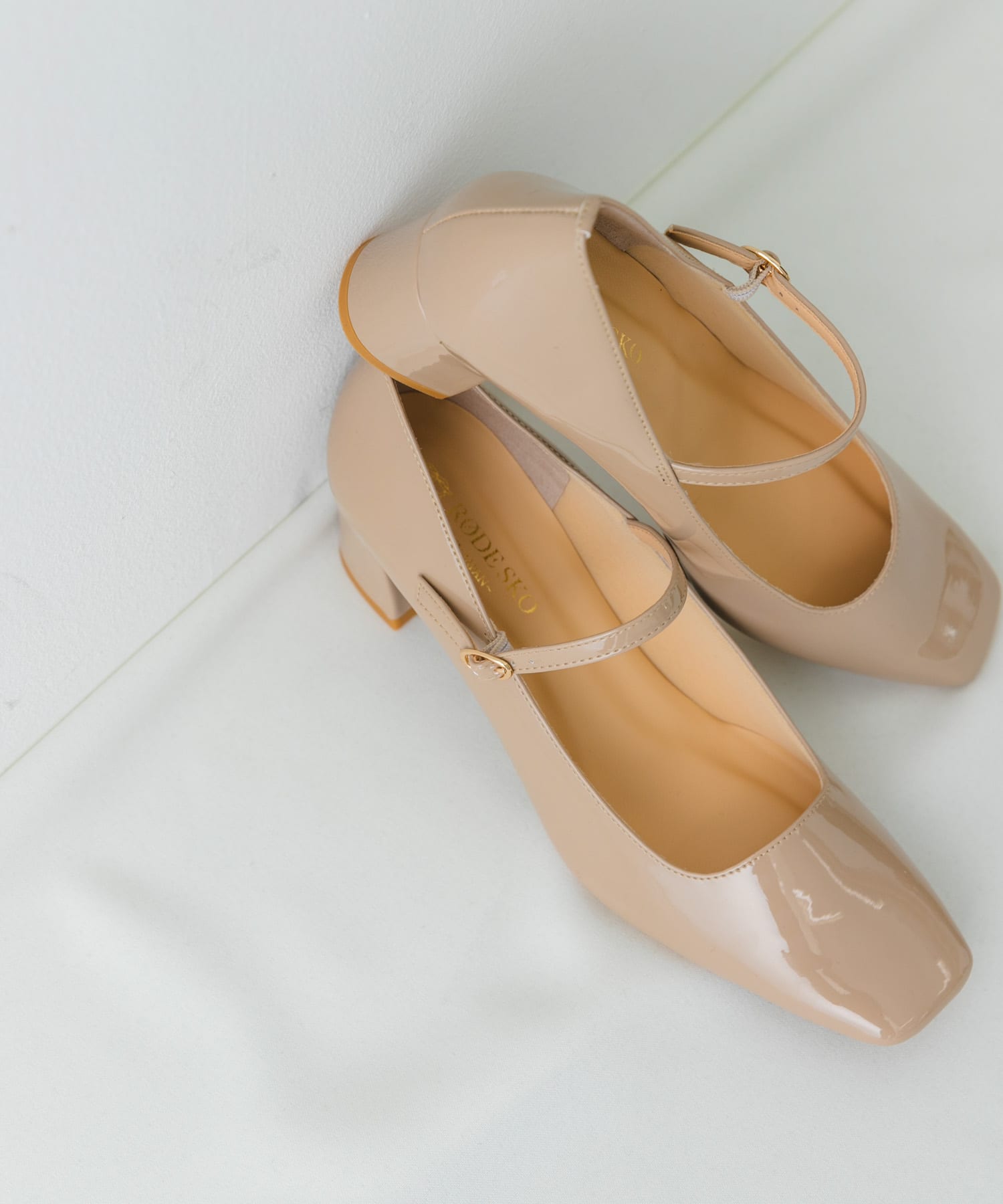 『MADE IN JAPAN』 4.5センチメリージェーンパンプス MOCHA 37