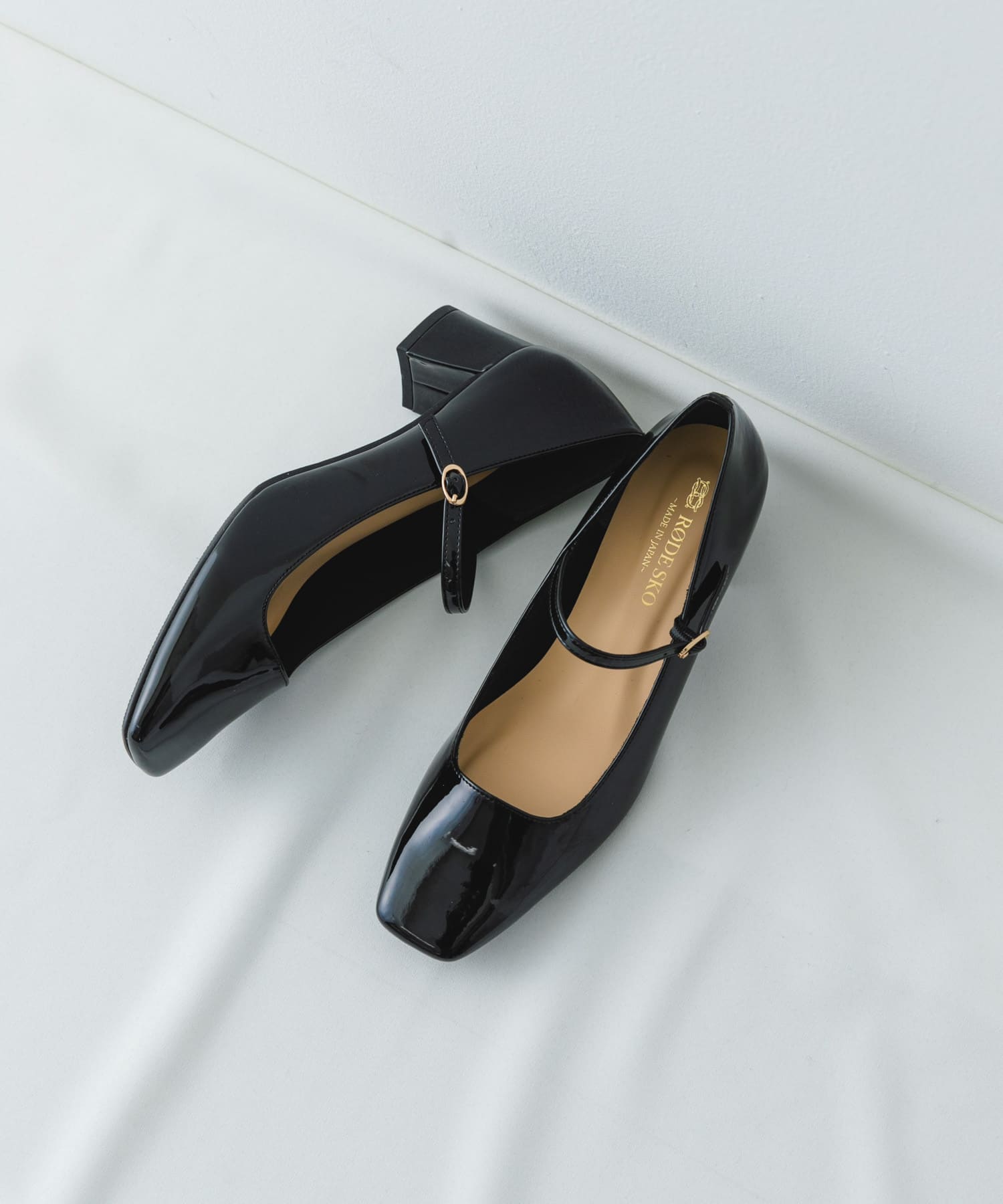 『MADE IN JAPAN』 4.5センチメリージェーンパンプス BLACK 36