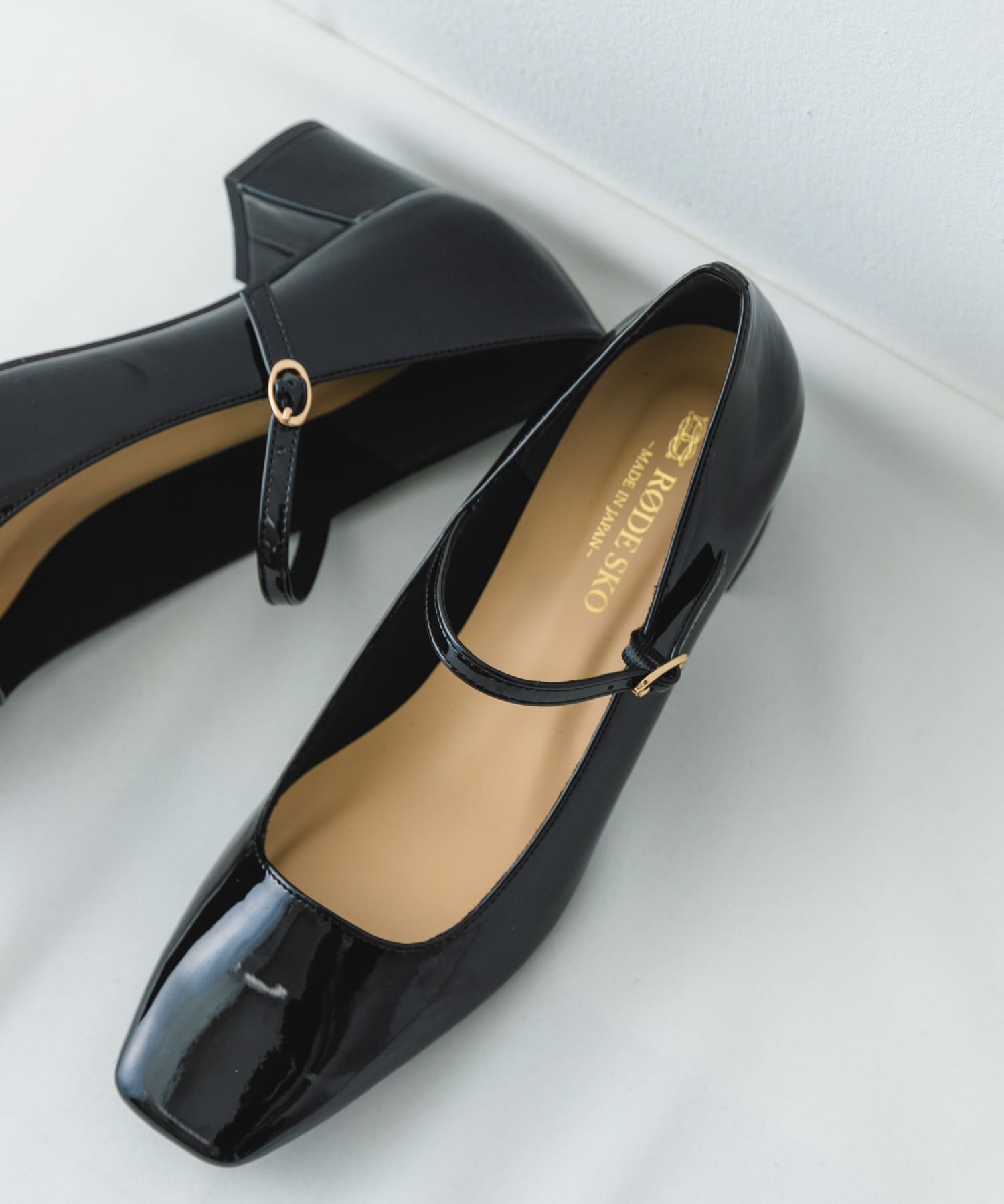 『MADE IN JAPAN』 4.5センチメリージェーンパンプス BLACK 37