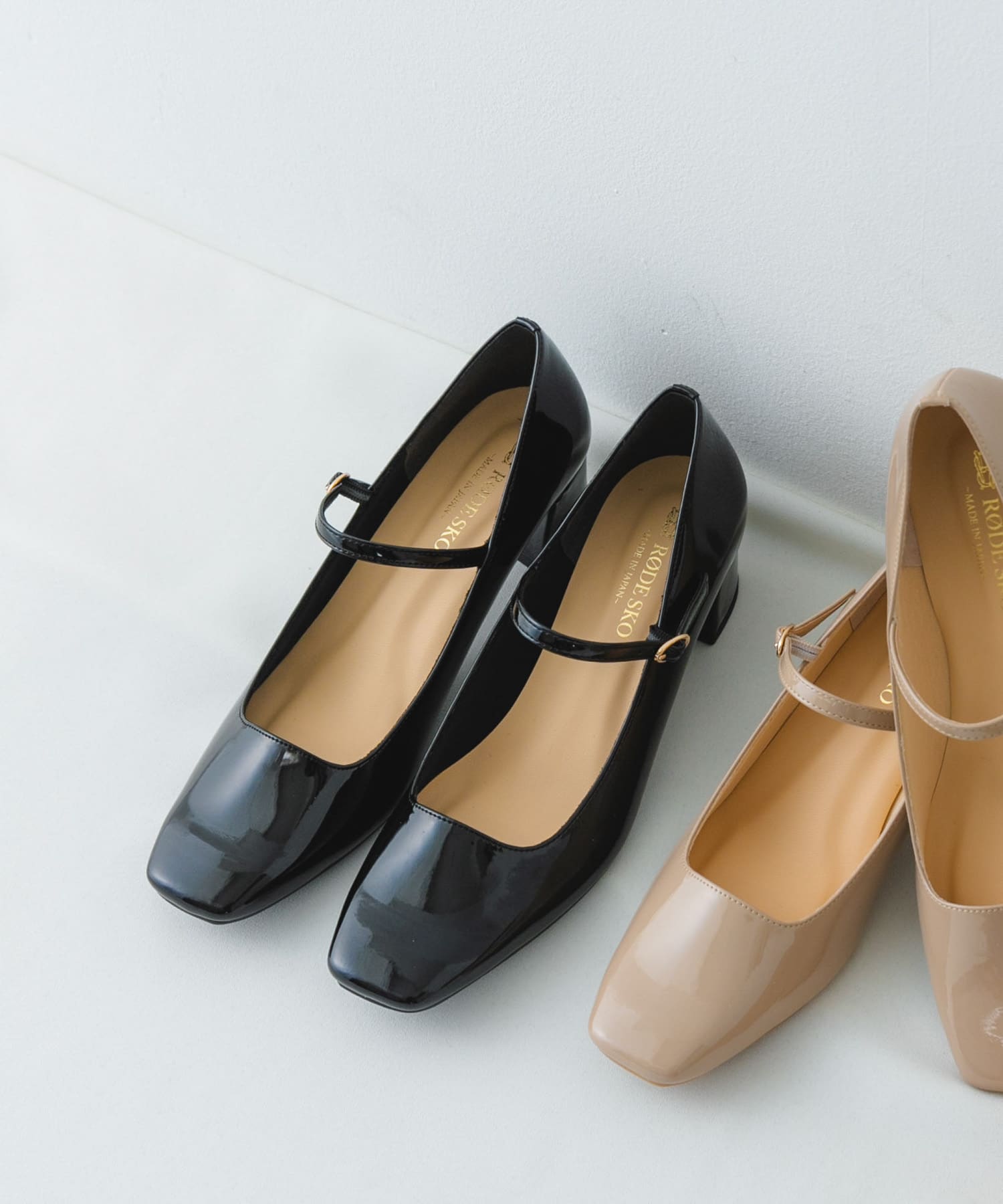 『MADE IN JAPAN』 4.5センチメリージェーンパンプス BLACK 37