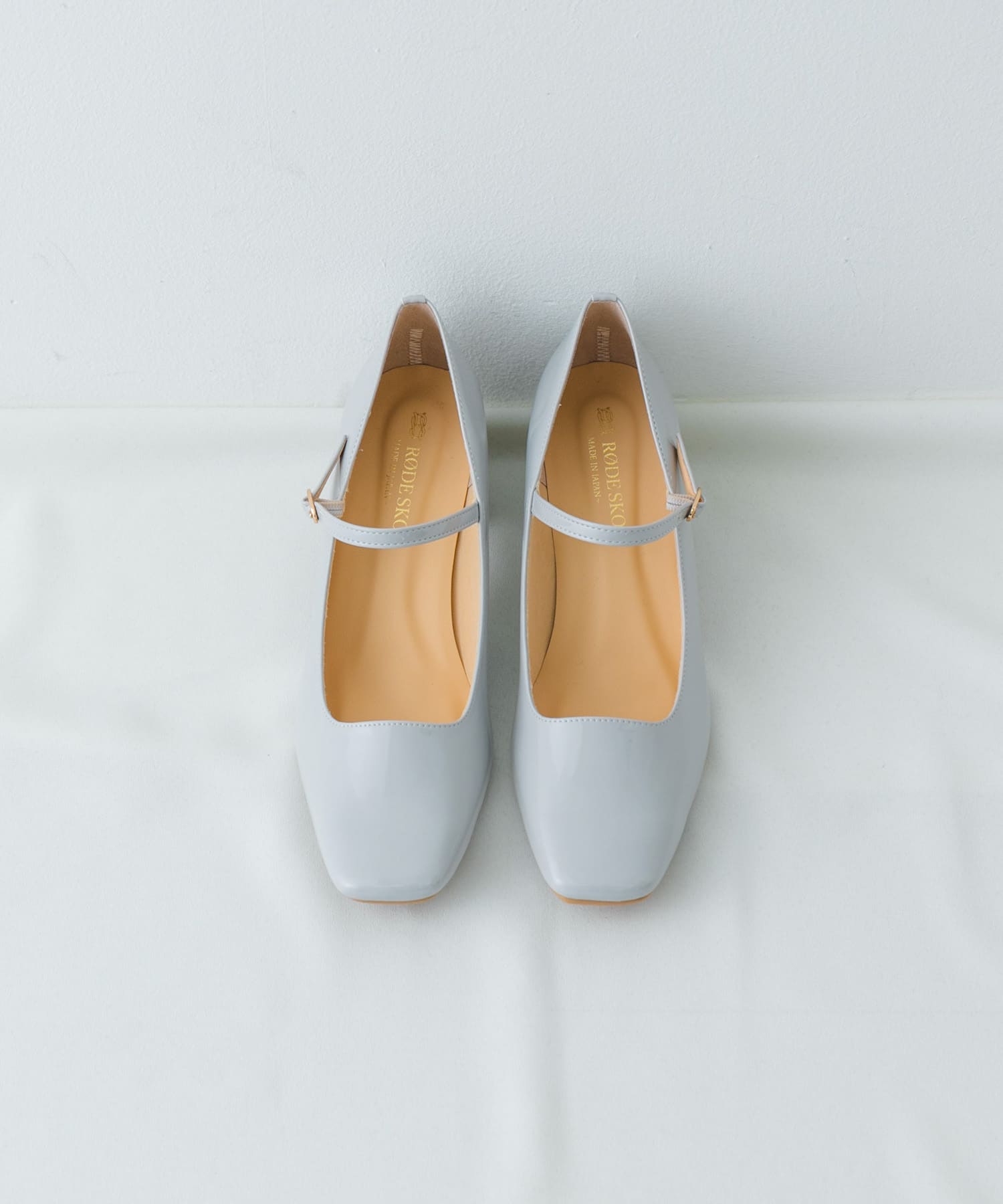 『MADE IN JAPAN』 4.5センチメリージェーンパンプス LIGHT GRAY 36