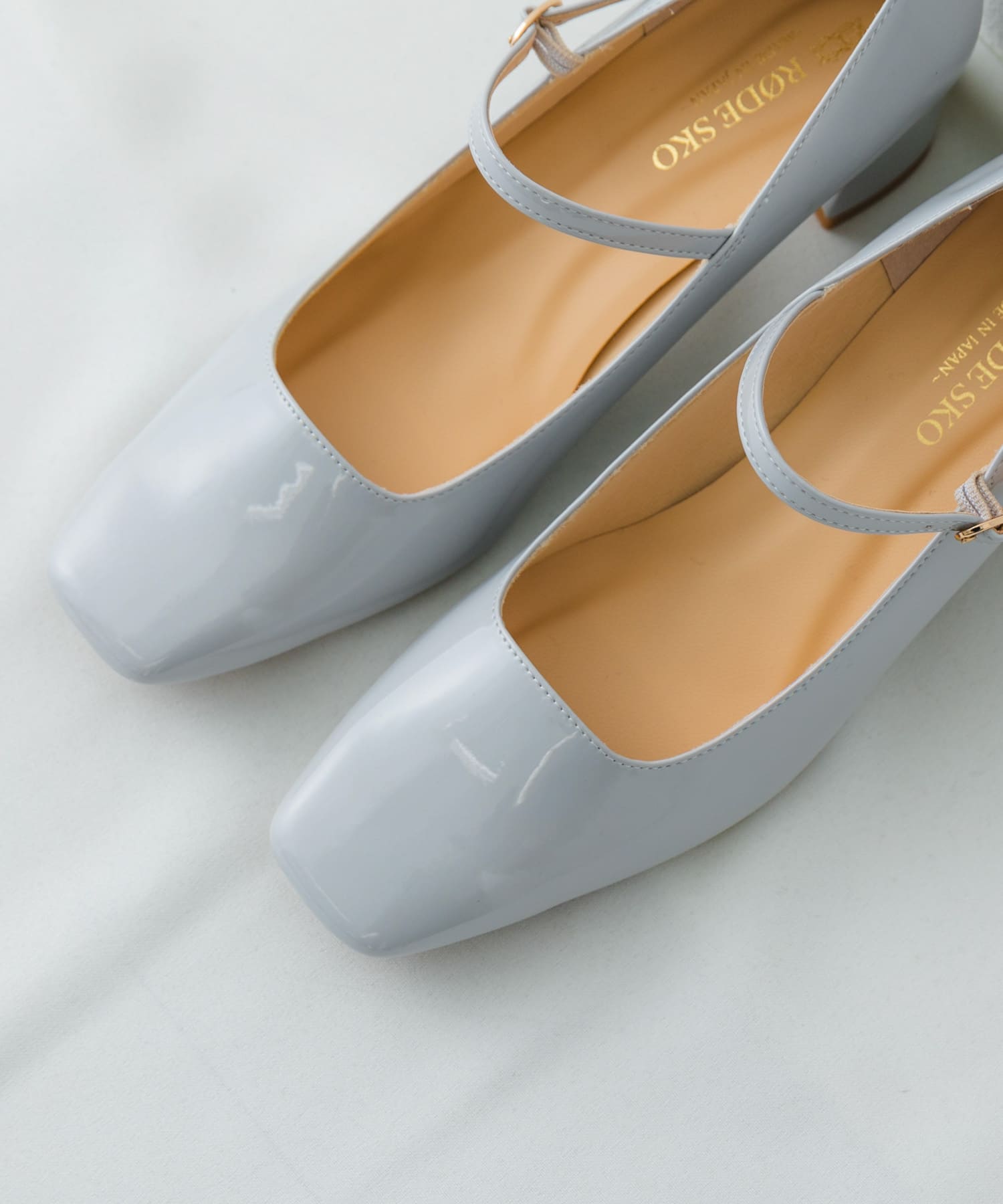 『MADE IN JAPAN』 4.5センチメリージェーンパンプス LIGHT GRAY 37