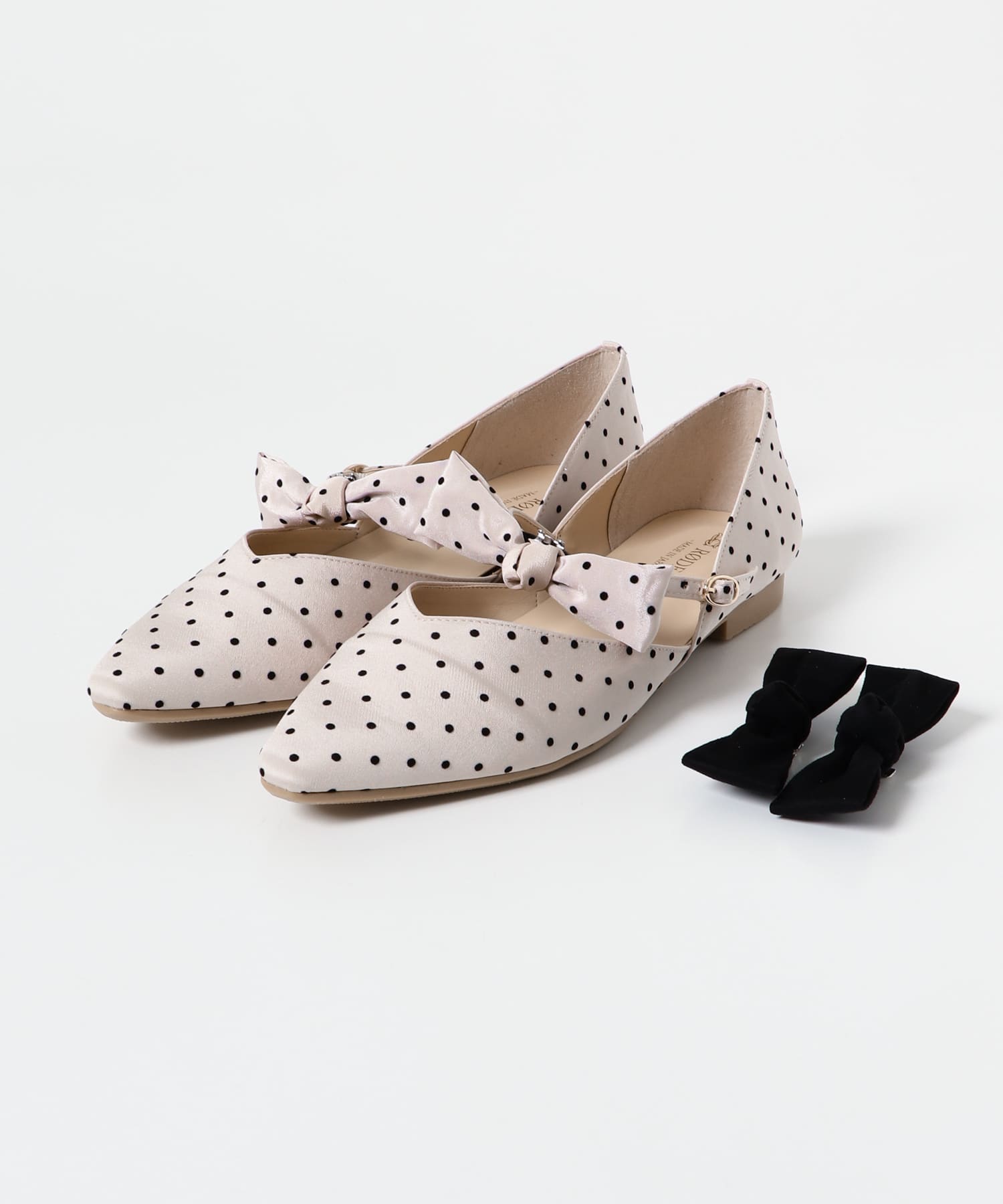 WEB/一部店舗限定カラー』『MADE IN JAPAN』マルチWAYリボンパンプス