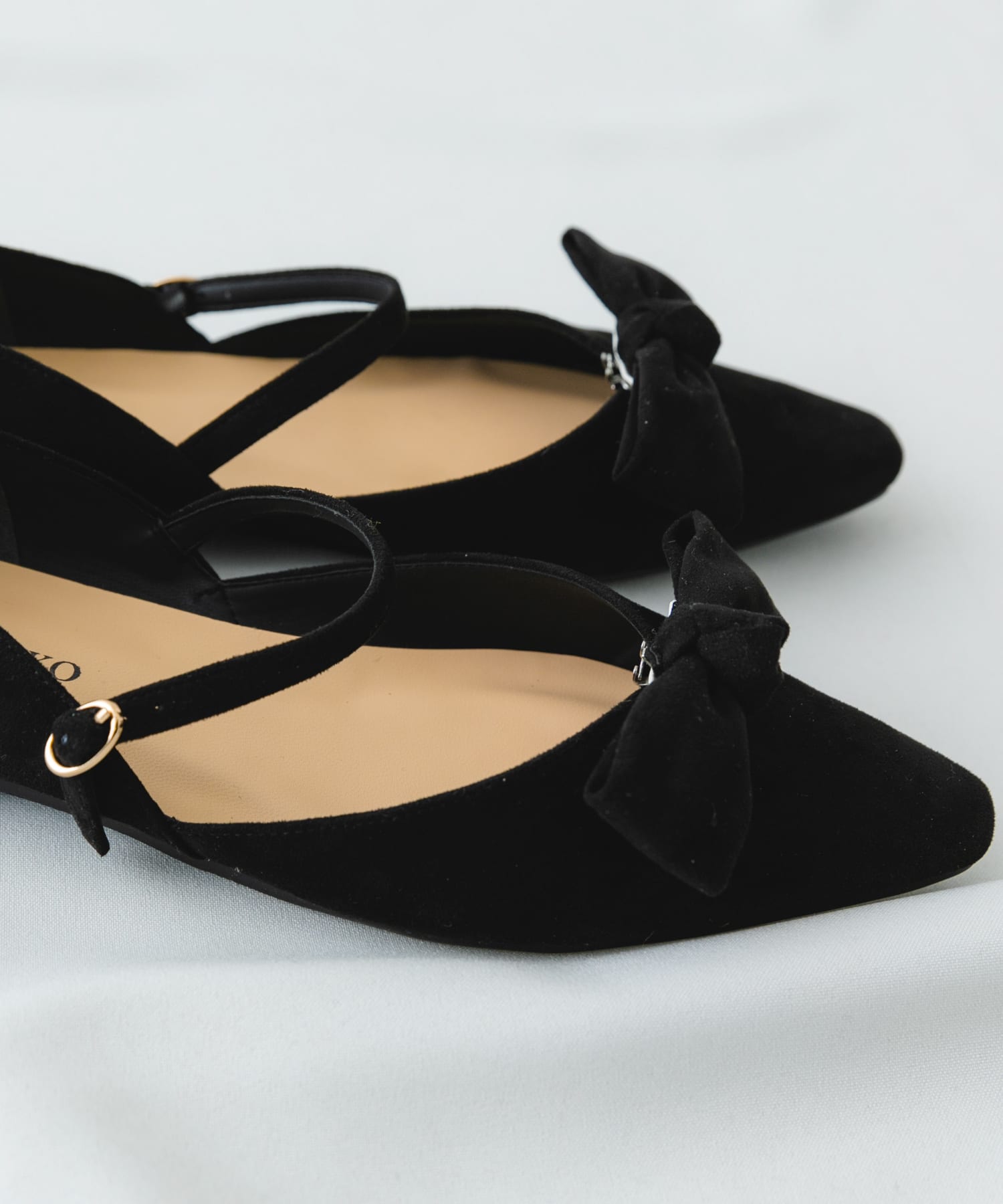 『WEB/一部店舗限定カラー』『MADE IN JAPAN』マルチWAYリボンパンプス BLACK 37