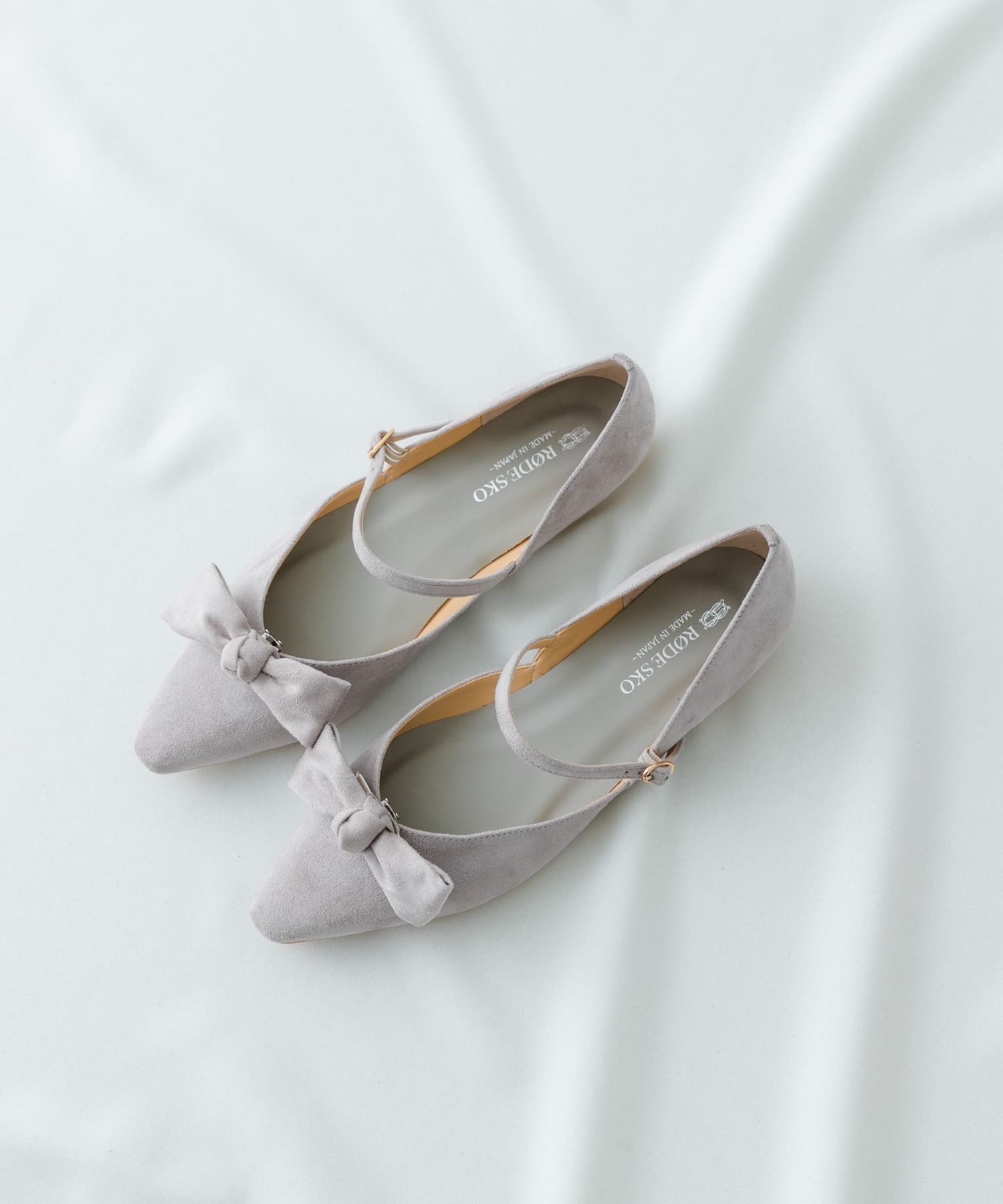 『WEB/一部店舗限定カラー』『MADE IN JAPAN』マルチWAYリボンパンプス GRAY 36