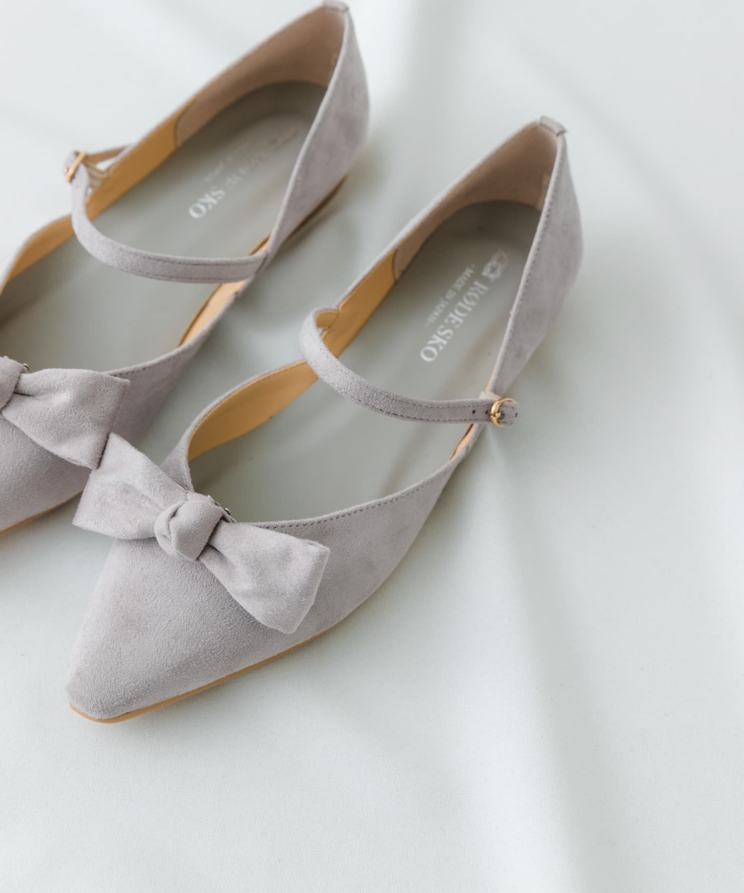 『WEB/一部店舗限定カラー』『MADE IN JAPAN』マルチWAYリボンパンプス GRAY 37