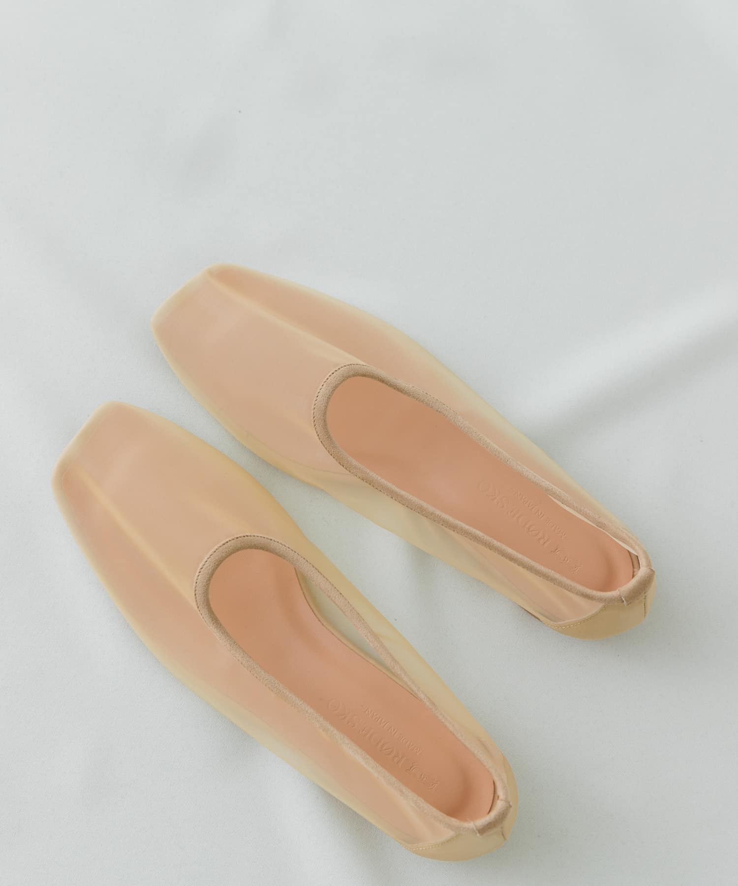 『MADE IN JAPAN』シアーフラットシューズ BEIGE 37
