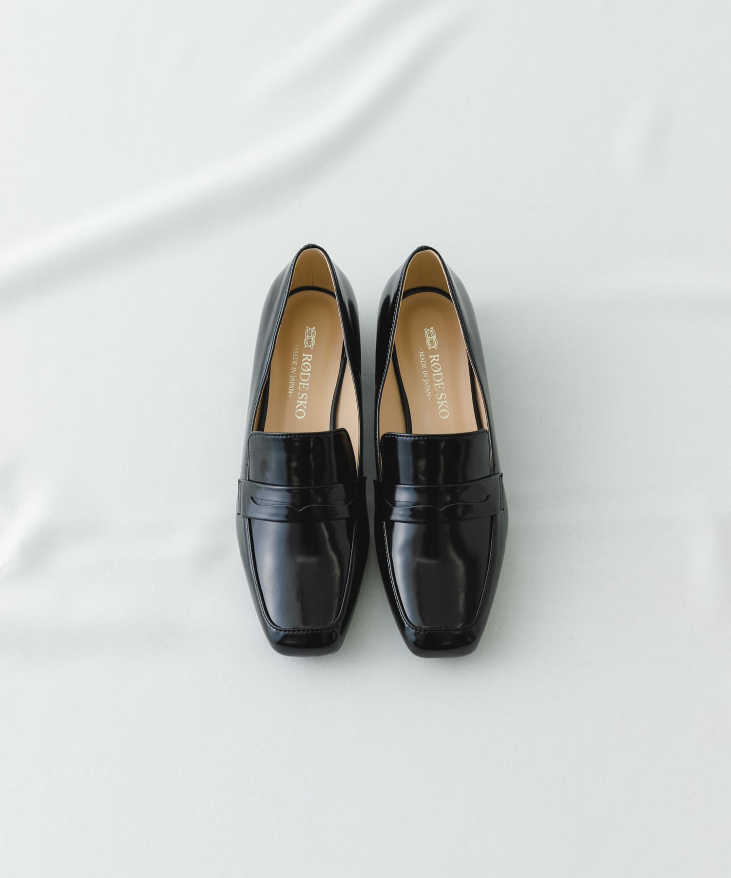 『MADE IN JAPAN』3cmヒールローファー BLACK 36