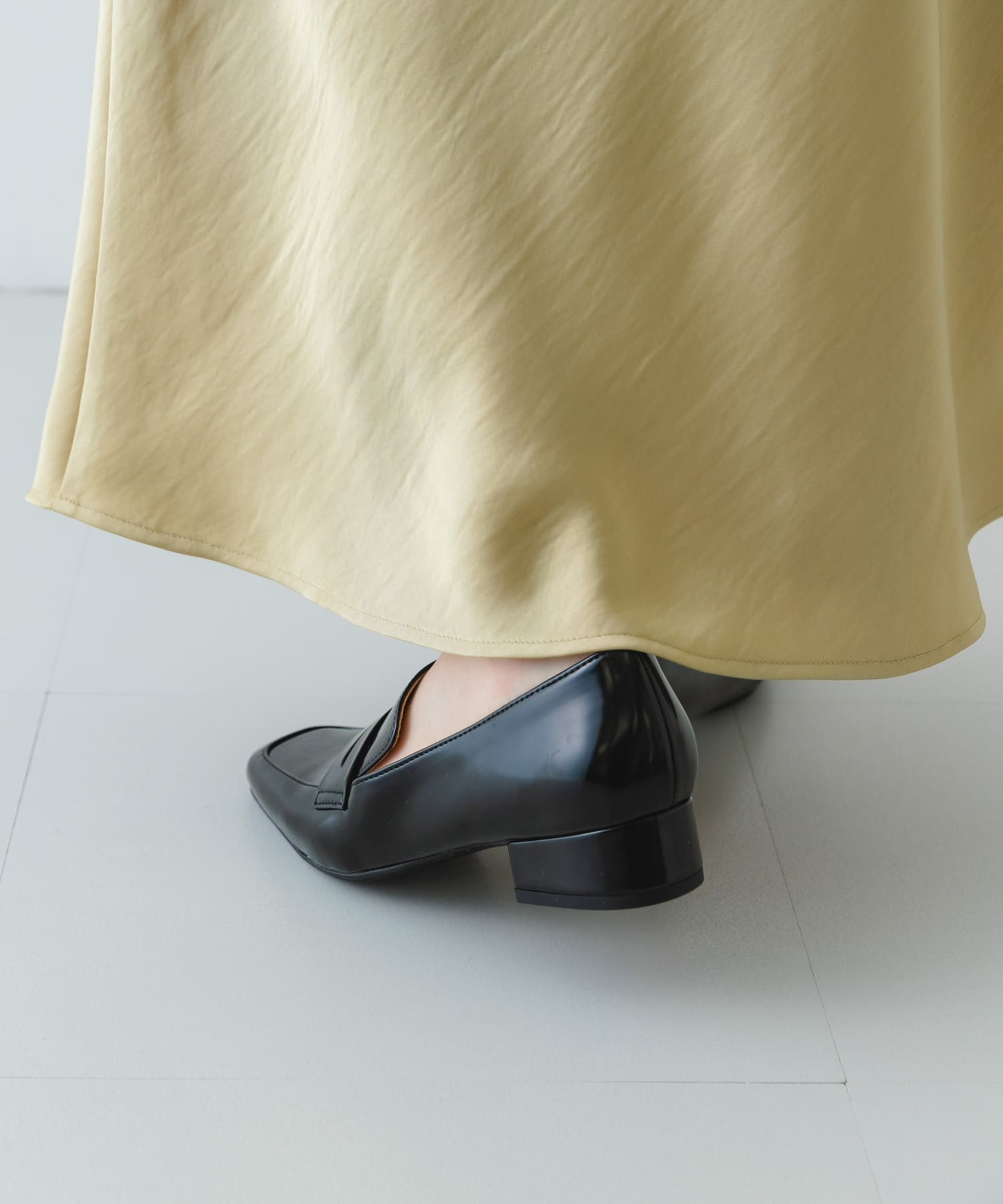 『MADE IN JAPAN』3cmヒールローファー BLACK 36