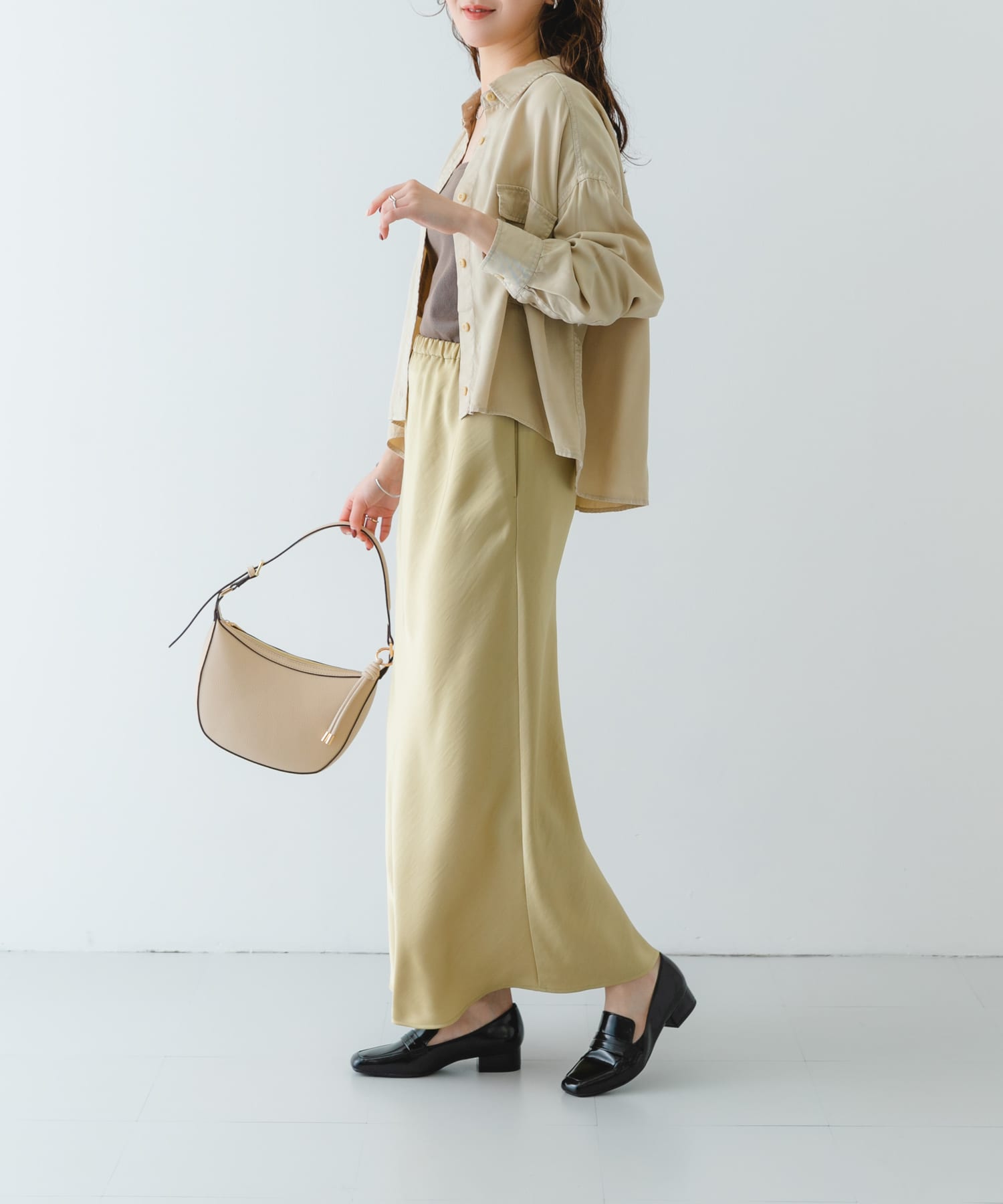 『MADE IN JAPAN』3cmヒールローファー BLACK 36