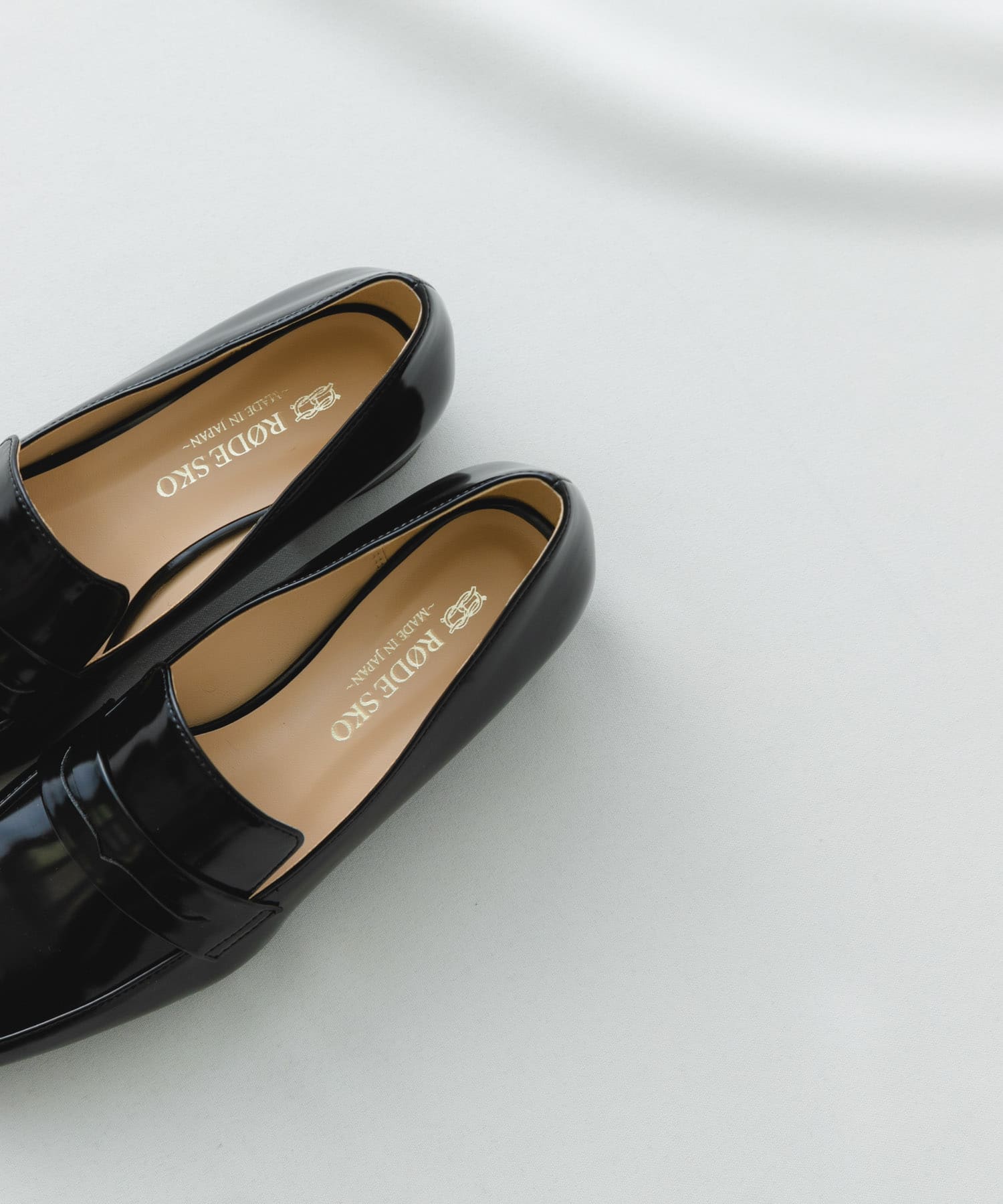 『MADE IN JAPAN』3cmヒールローファー BLACK 37