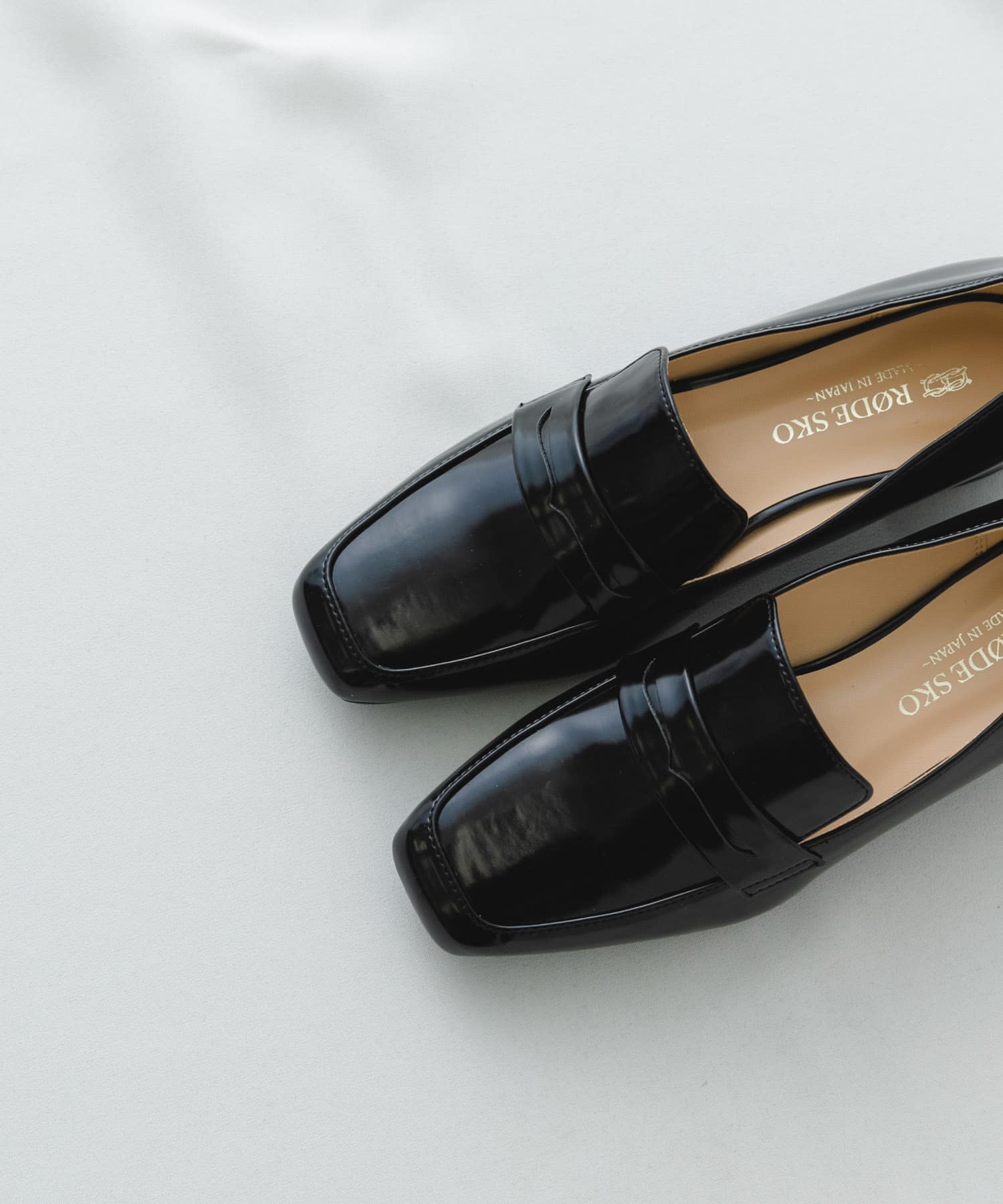 『MADE IN JAPAN』3cmヒールローファー BLACK 37