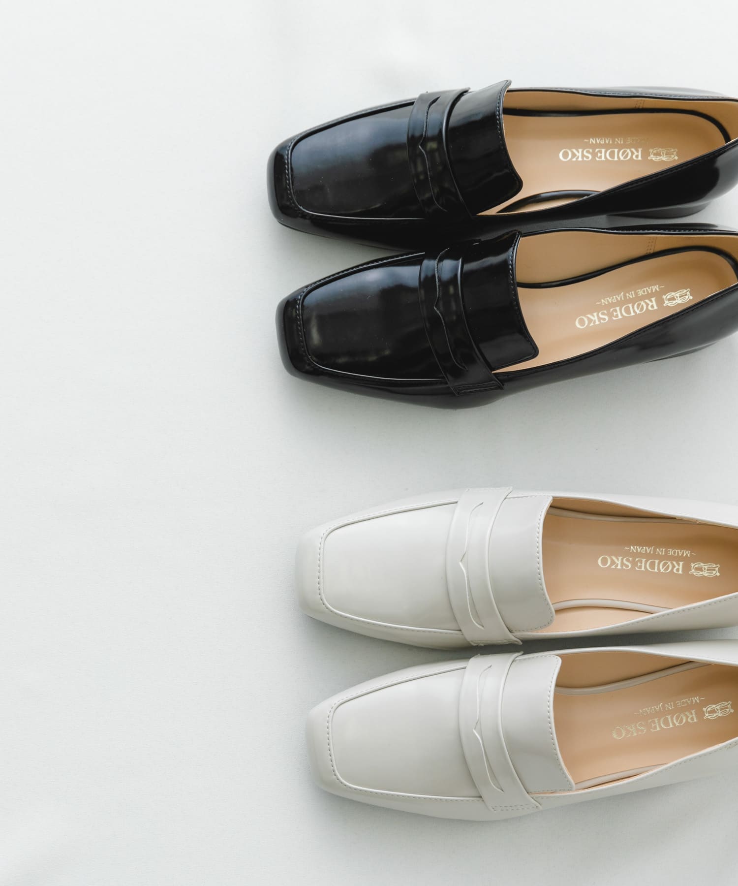 『MADE IN JAPAN』3cmヒールローファー BLACK 37