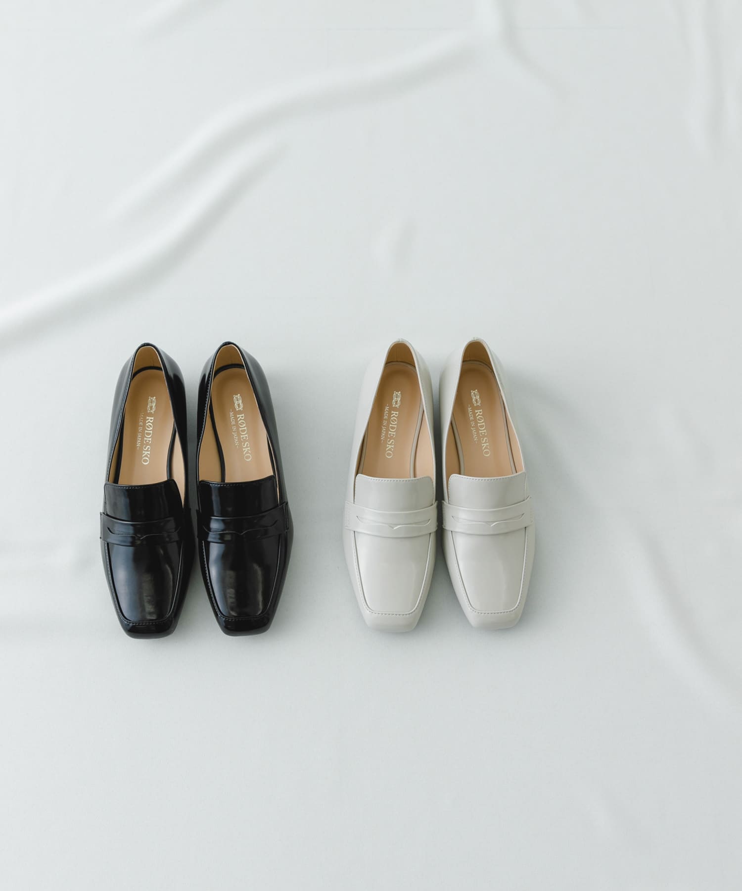 『MADE IN JAPAN』3cmヒールローファー BLACK 37