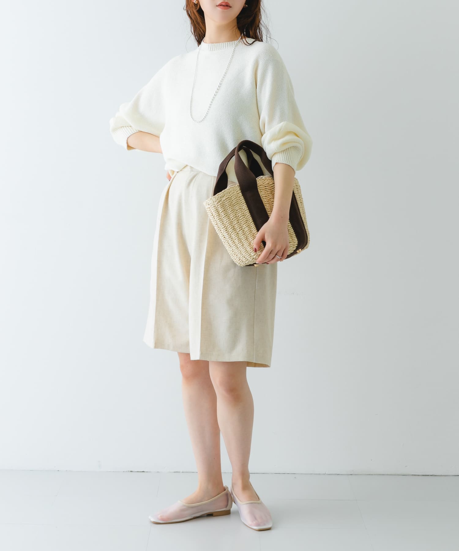 ナチュラルカゴバッグ OFFxDBR one