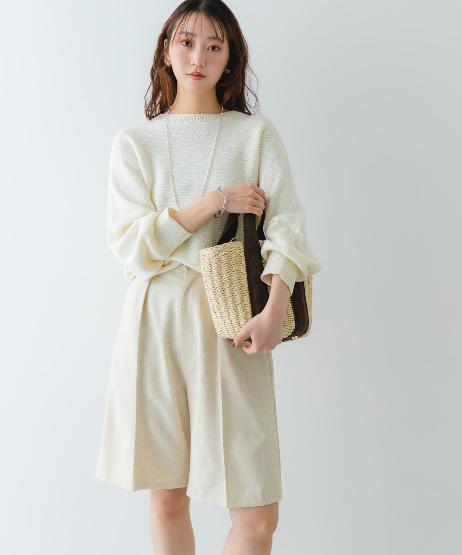 ナチュラルカゴバッグ OFFxDBR one
