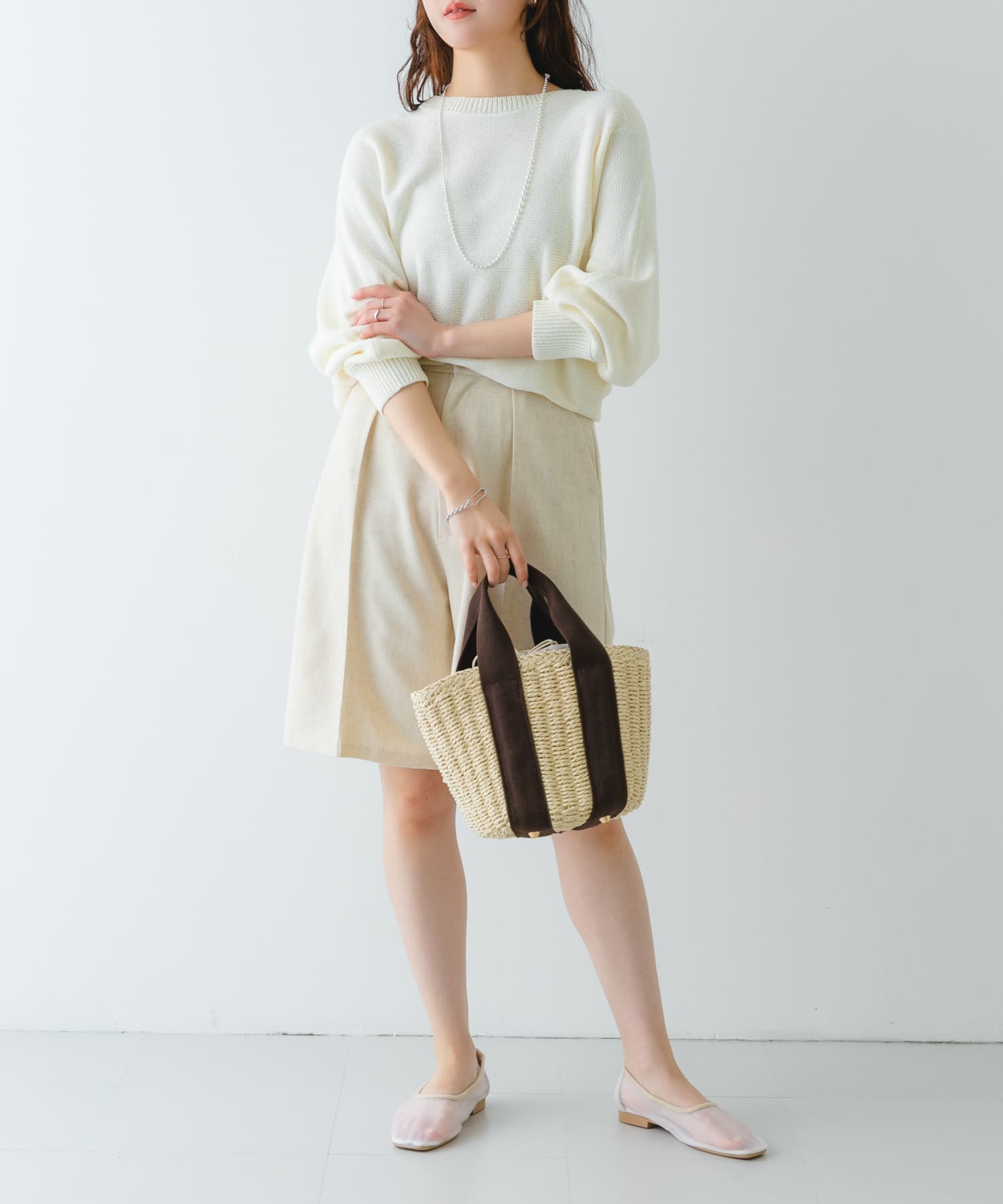 ナチュラルカゴバッグ OFFxDBR one