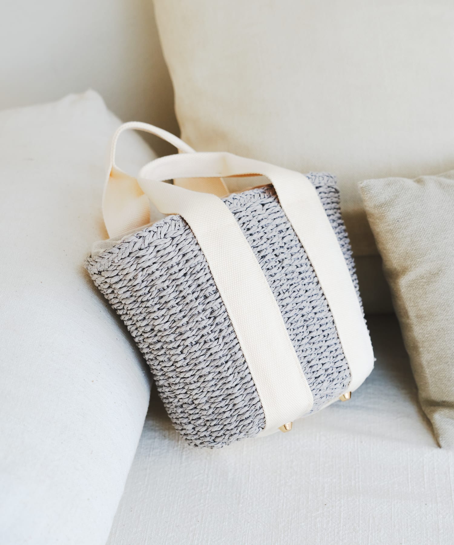 ナチュラルカゴバッグ