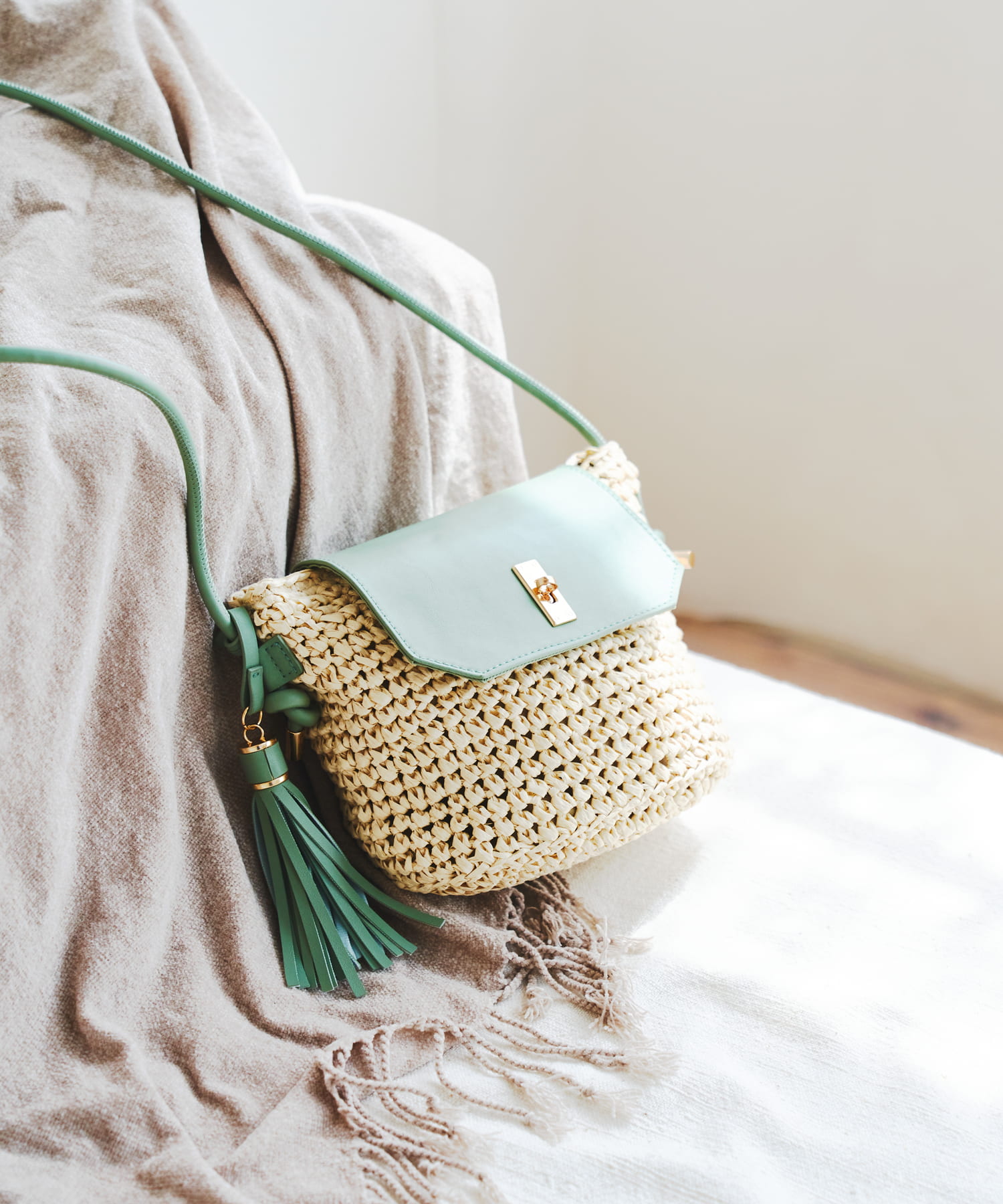 ペーパーコンビショルダーバッグ