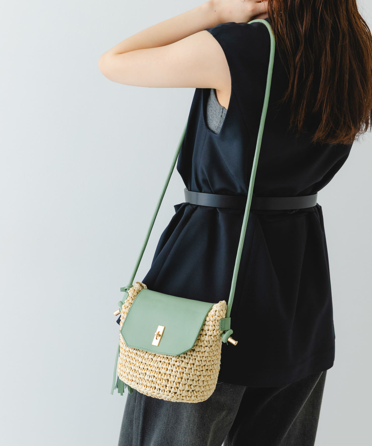 ペーパーコンビショルダーバッグ NTLxMINT one