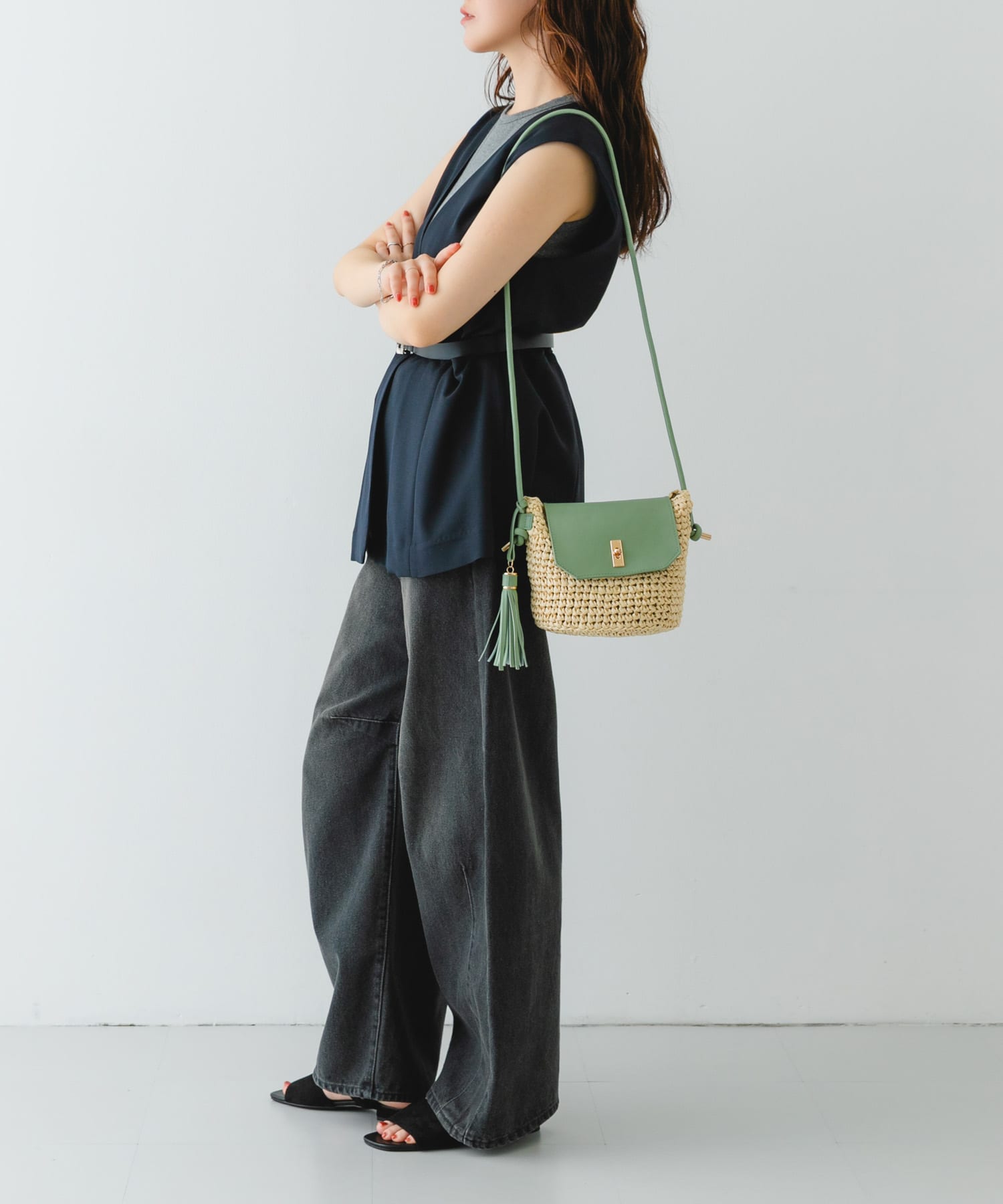 ペーパーコンビショルダーバッグ NTLxMINT one