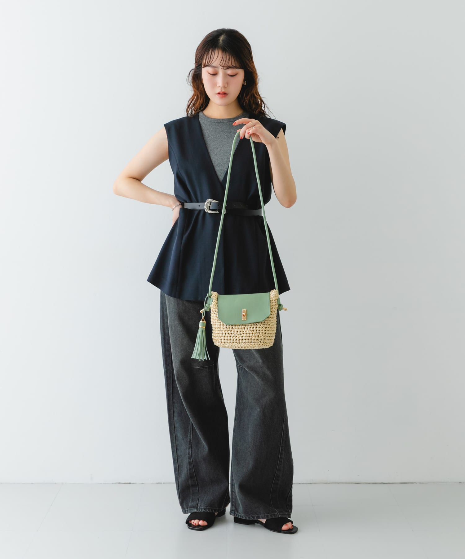 ペーパーコンビショルダーバッグ NTLxMINT one