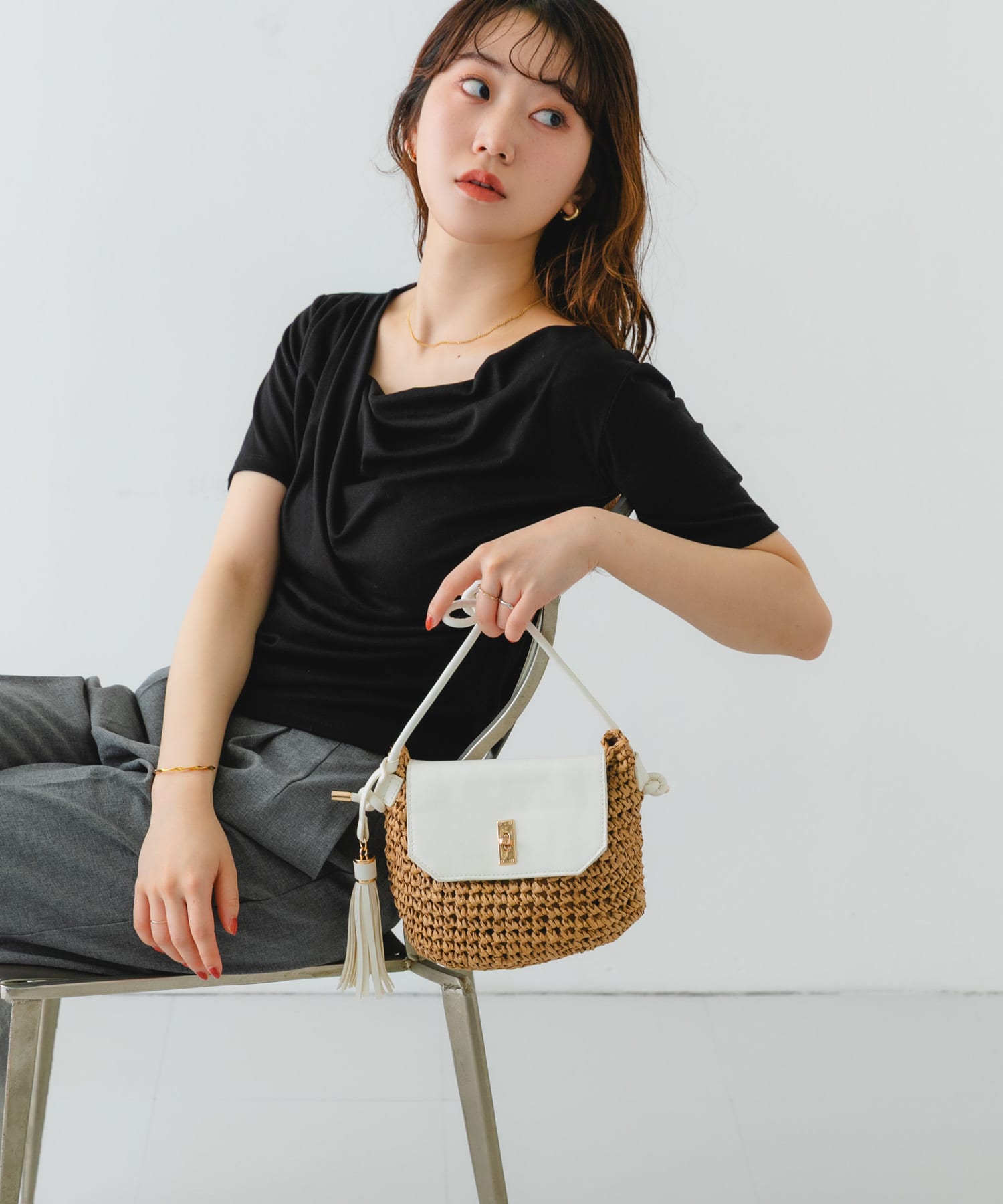 ペーパーコンビショルダーバッグ CMLxOFF one