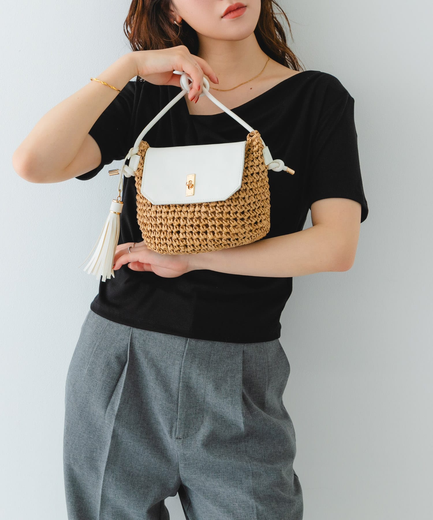 ペーパーコンビショルダーバッグ CMLxOFF one