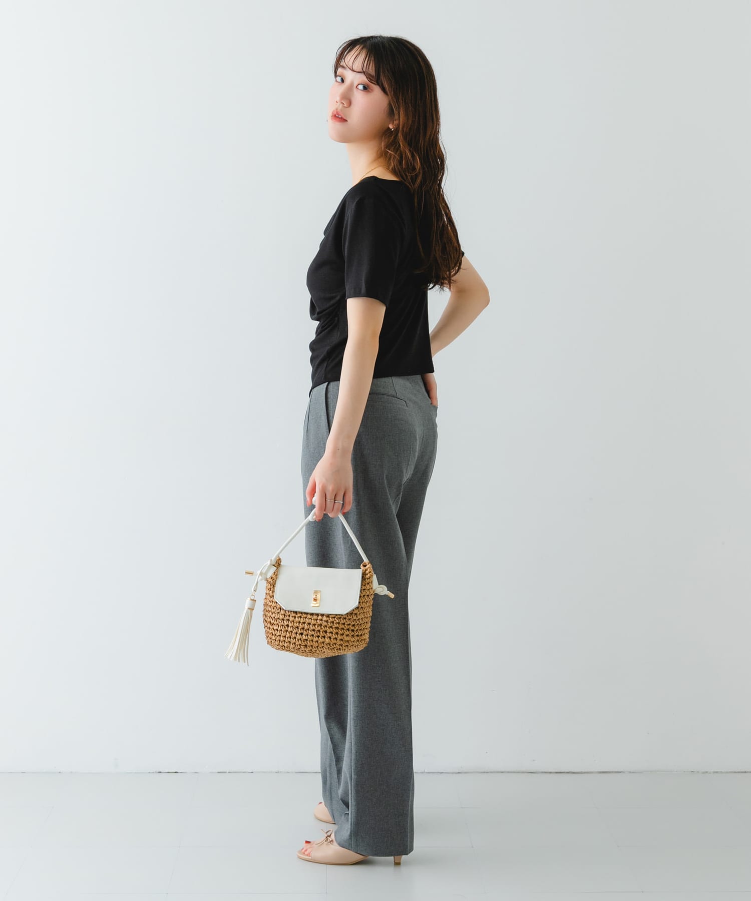 ペーパーコンビショルダーバッグ CMLxOFF one