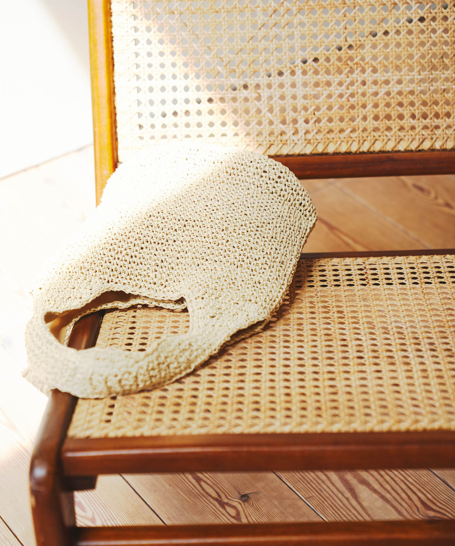 コマ編みペーパートートバッグ