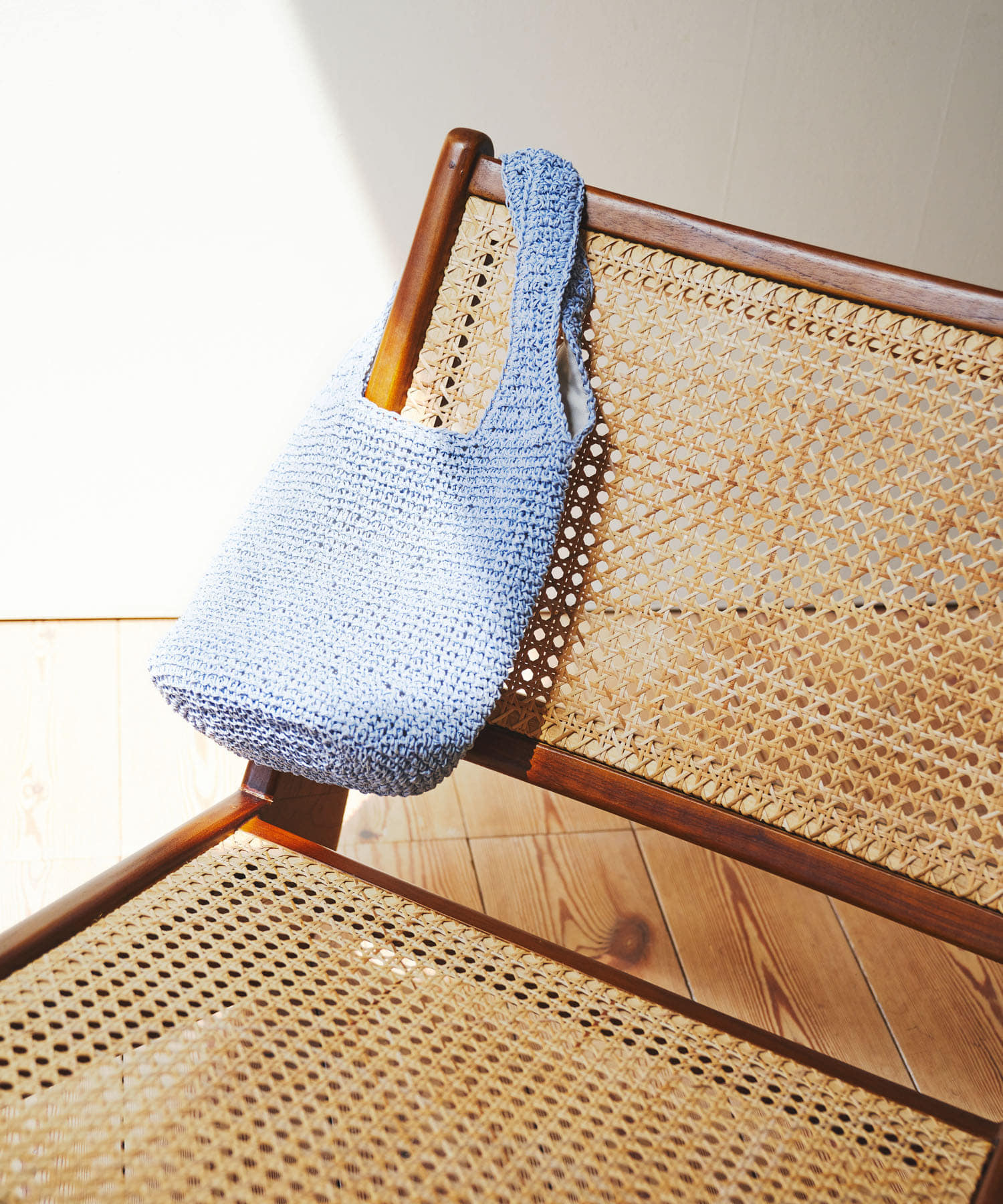 コマ編みペーパートートバッグ