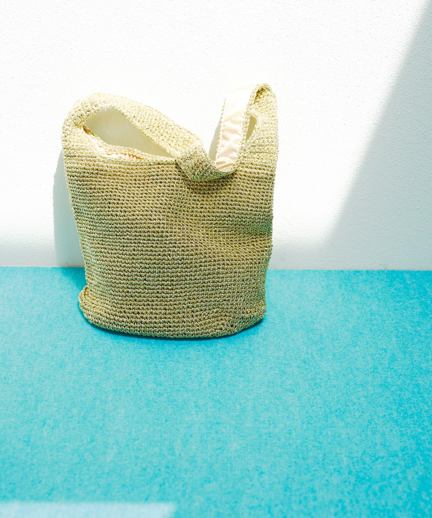 ワンハンドルラメショルダーバッグ