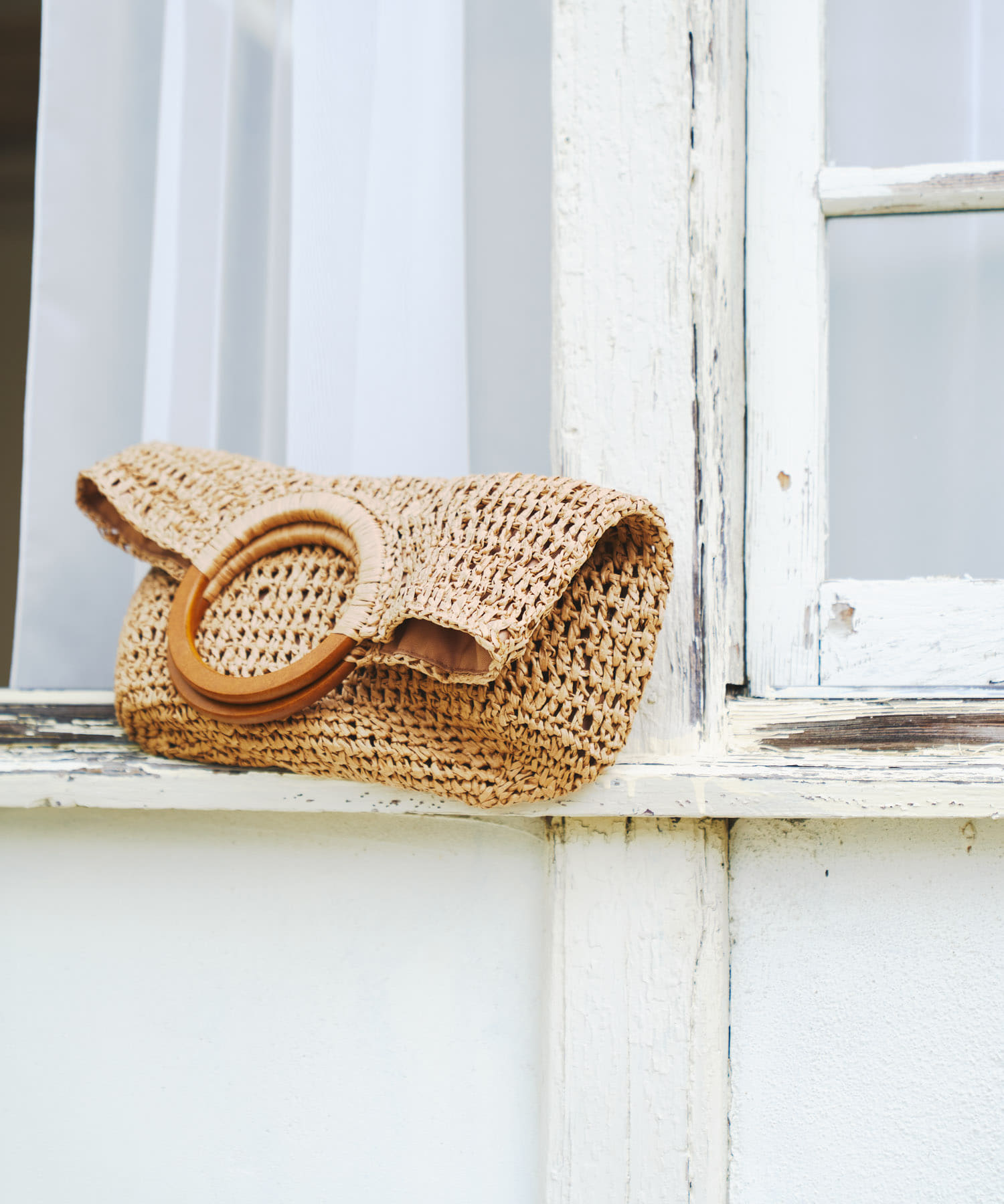 ウッドハンドルペーパーバッグ