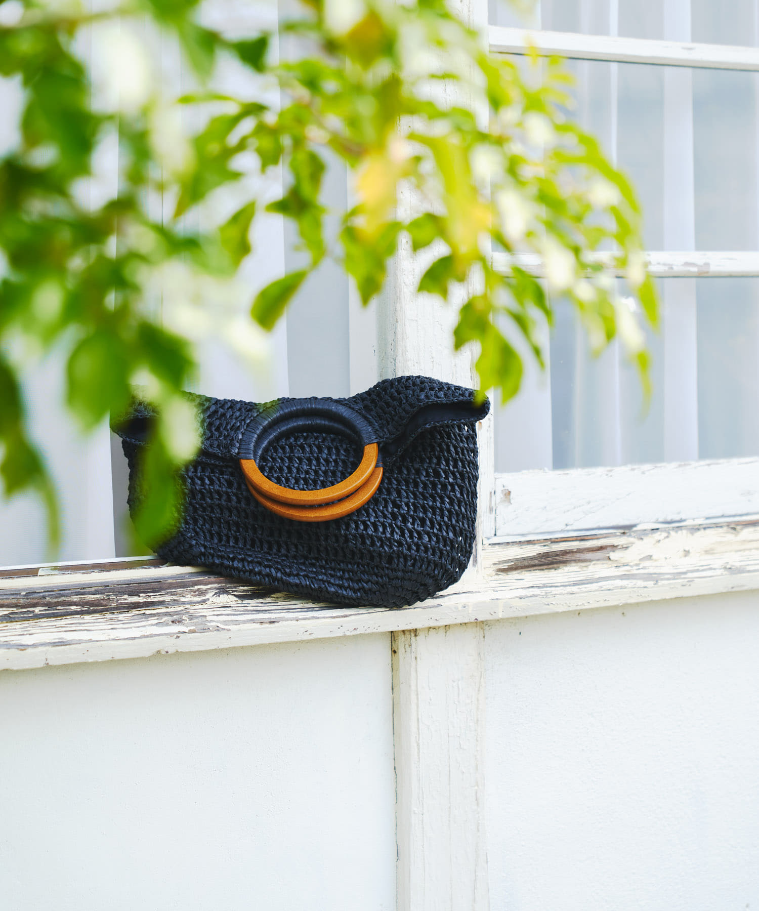 ウッドハンドルペーパーバッグ