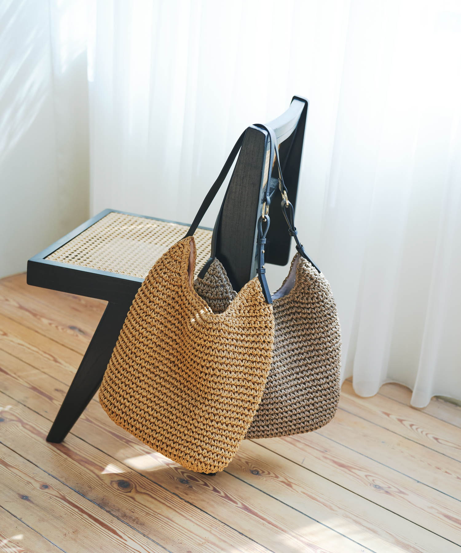 ワンハンドルペーパートートバッグ CAMEL one