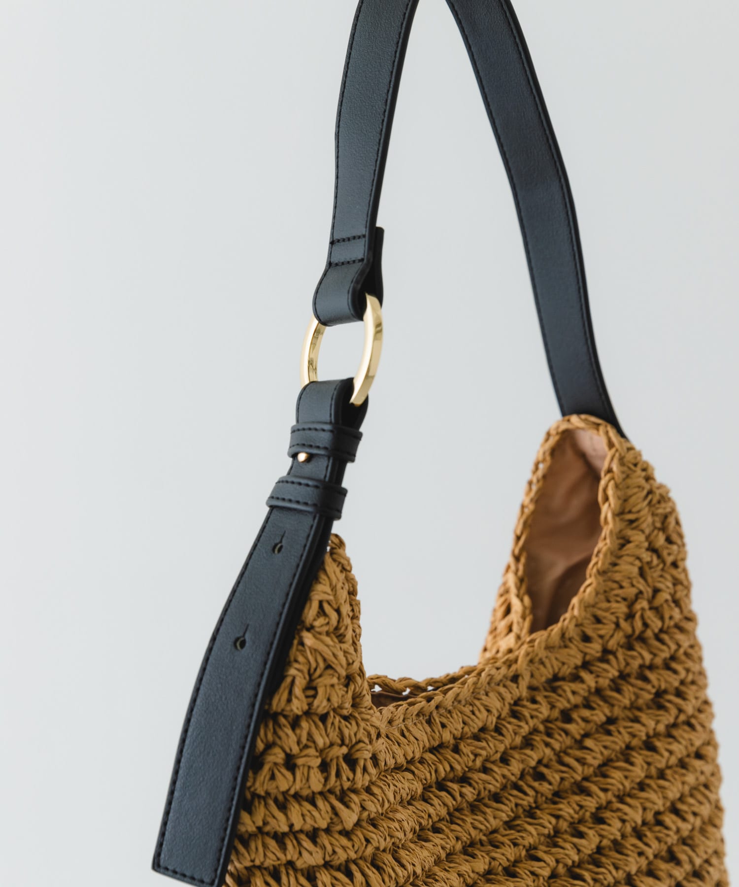 プチワンハンドルペーパートートバッグ CAMEL one