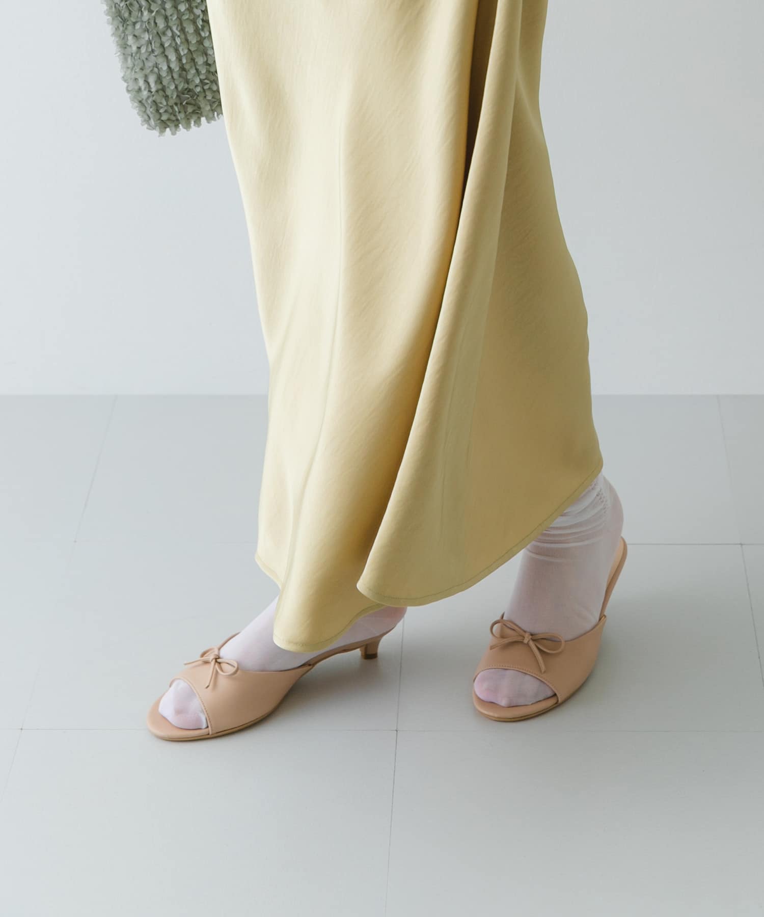 『MADE IN JAPAN』リボンミュール BEIGE 36