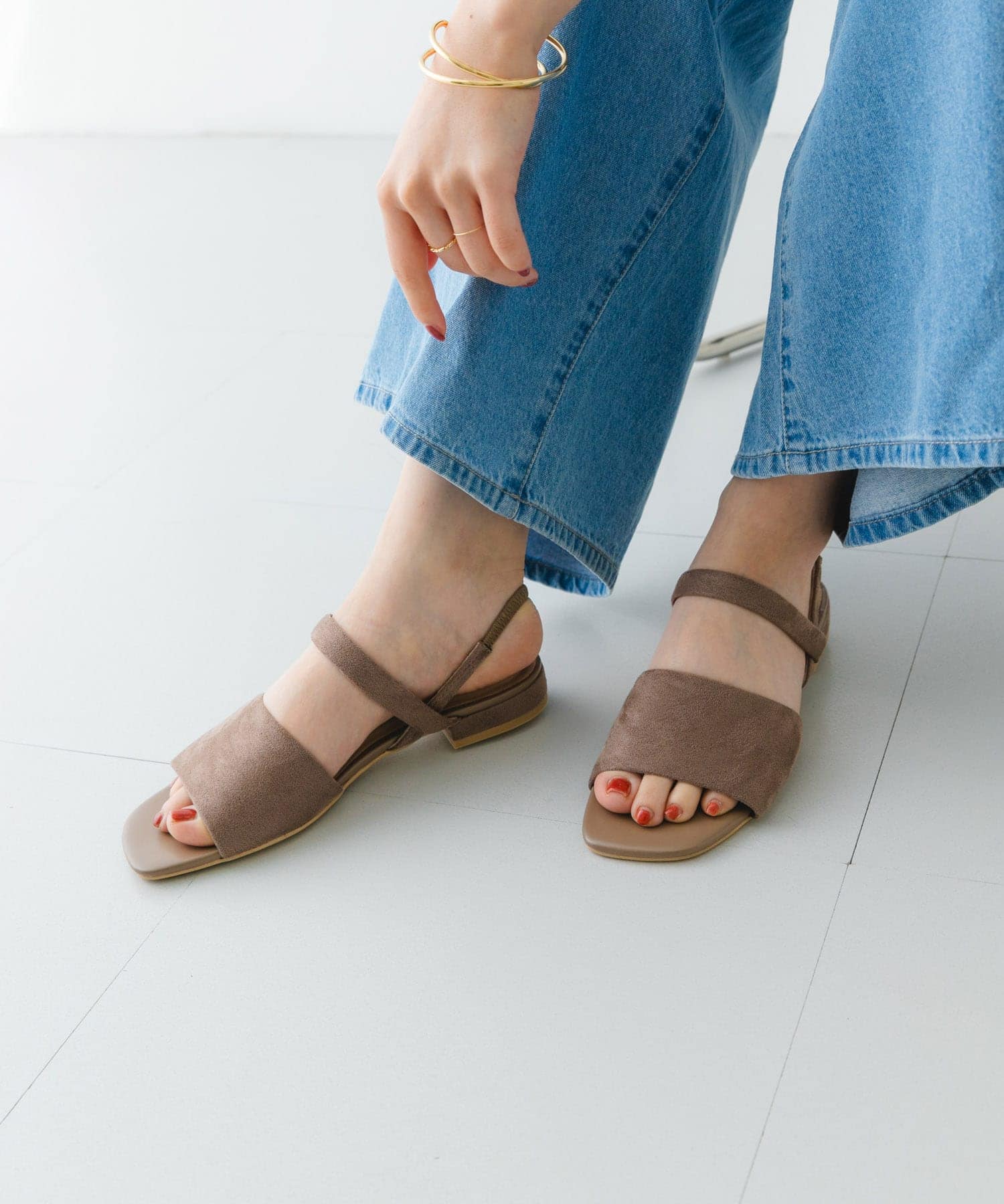 バックゴムサンダル TAUPE 36