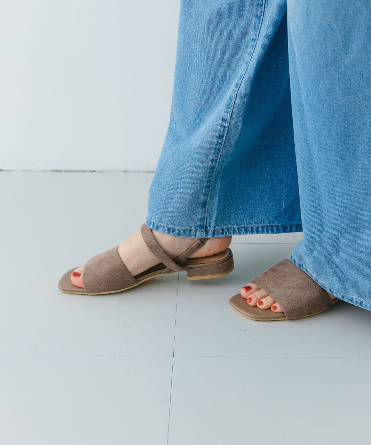 バックゴムサンダル TAUPE 36