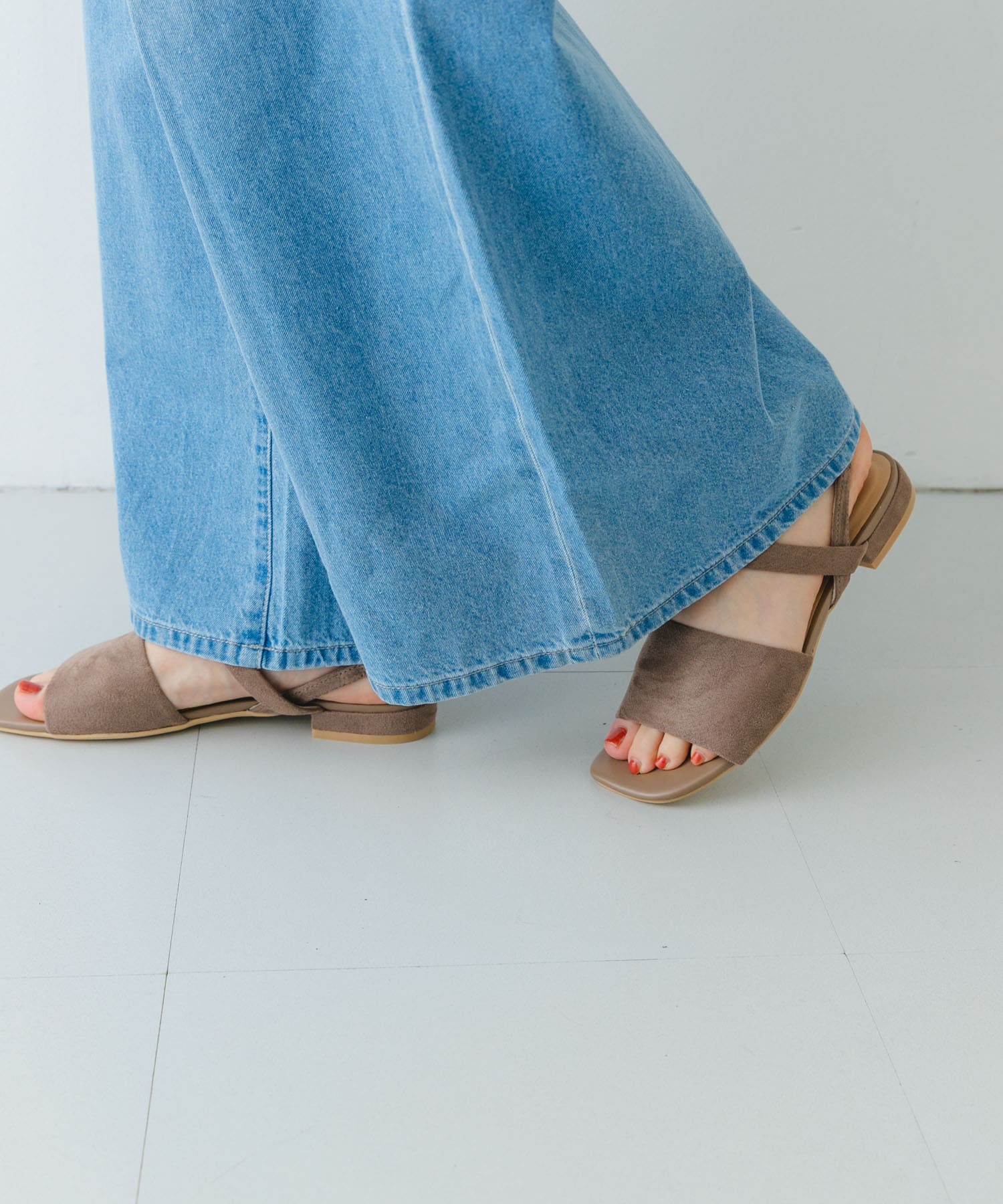バックゴムサンダル TAUPE 36