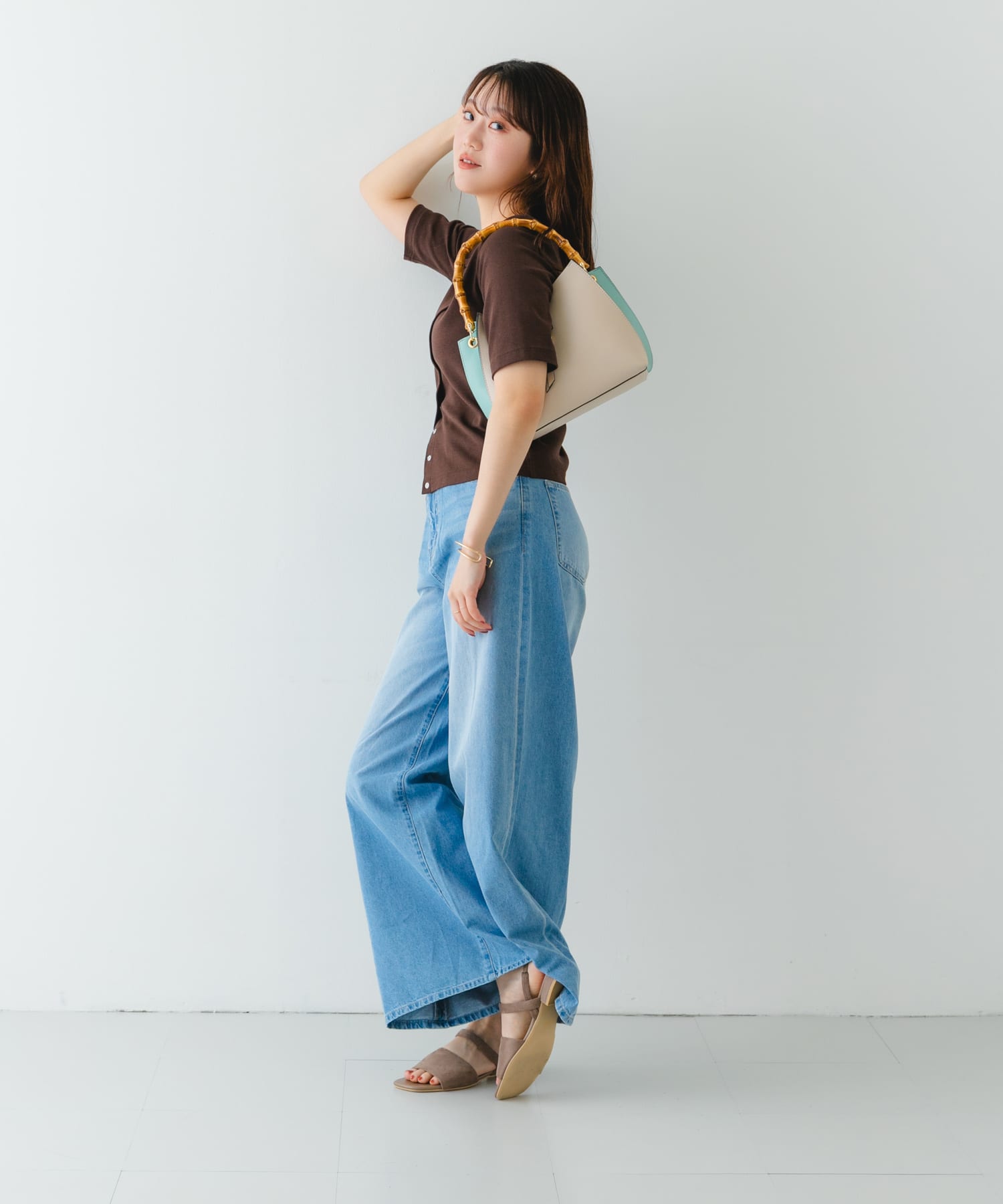 バックゴムサンダル TAUPE 36