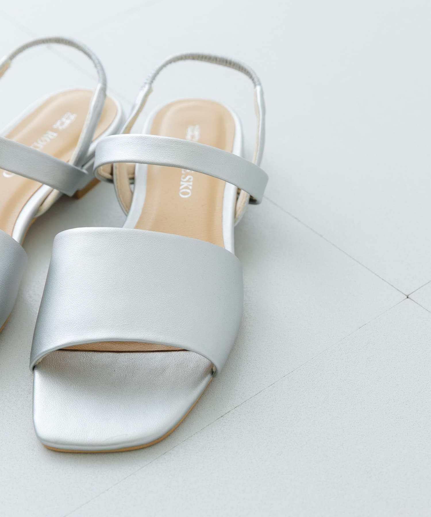 バックゴムサンダル SILVER 37