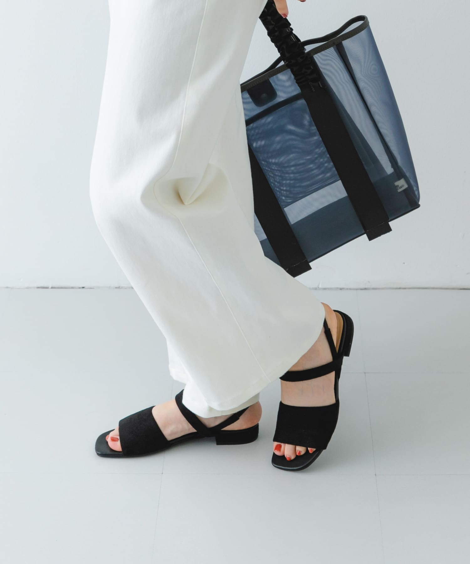 バックゴムサンダル BLACK 36