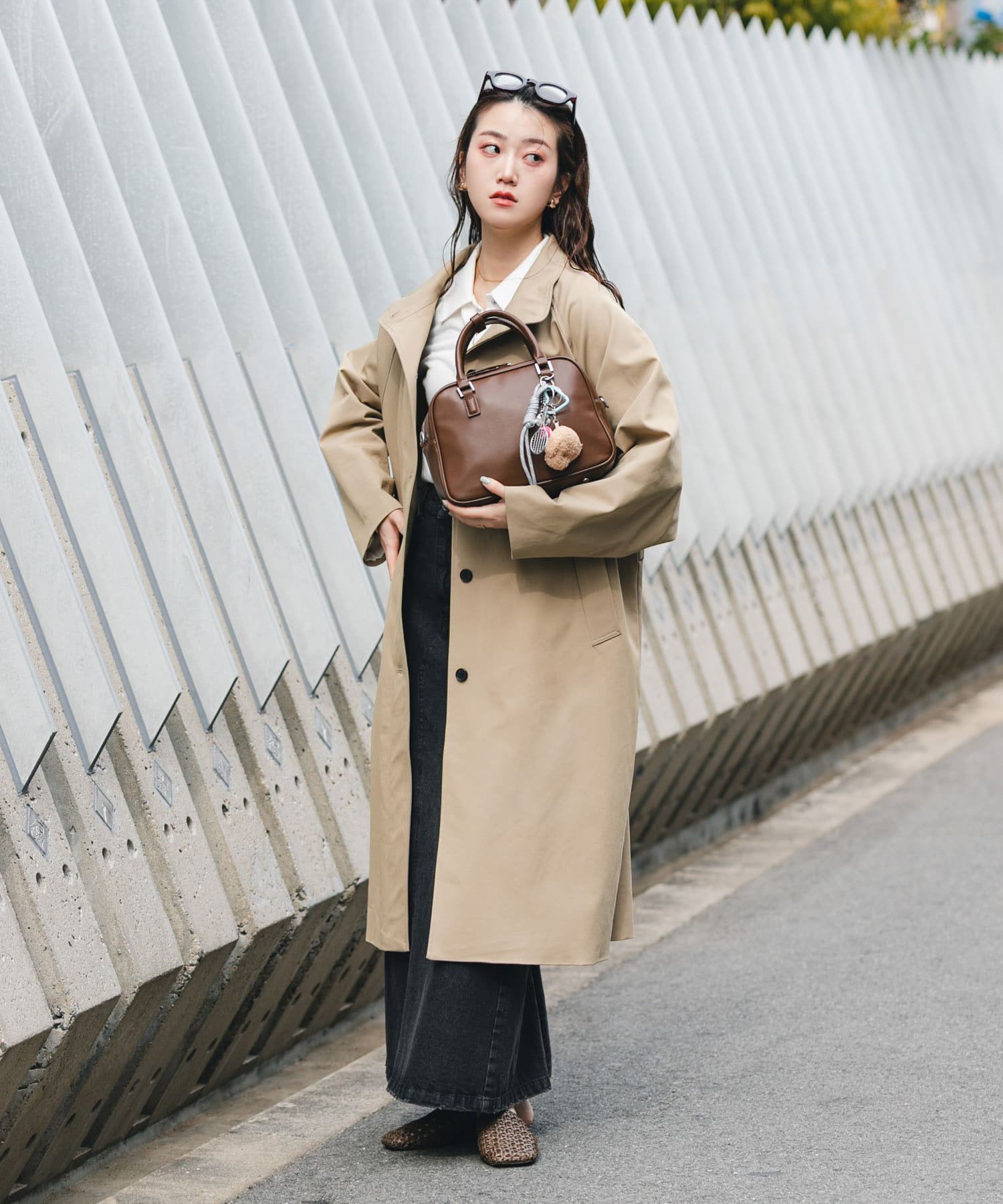 チャームセットボストンバッグ BROWN② one