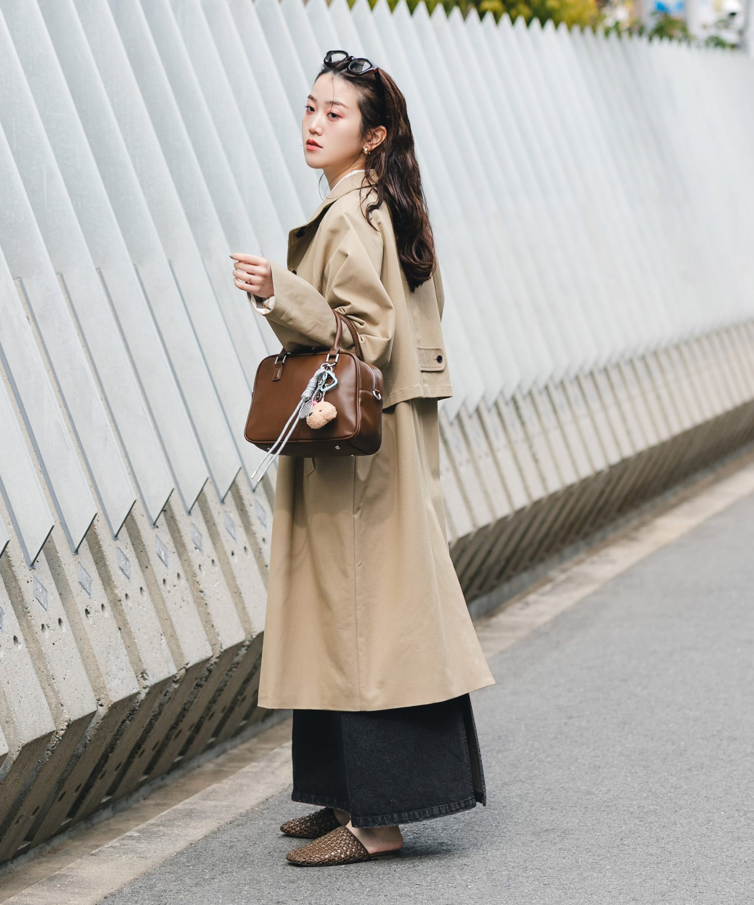 チャームセットボストンバッグ BROWN② one